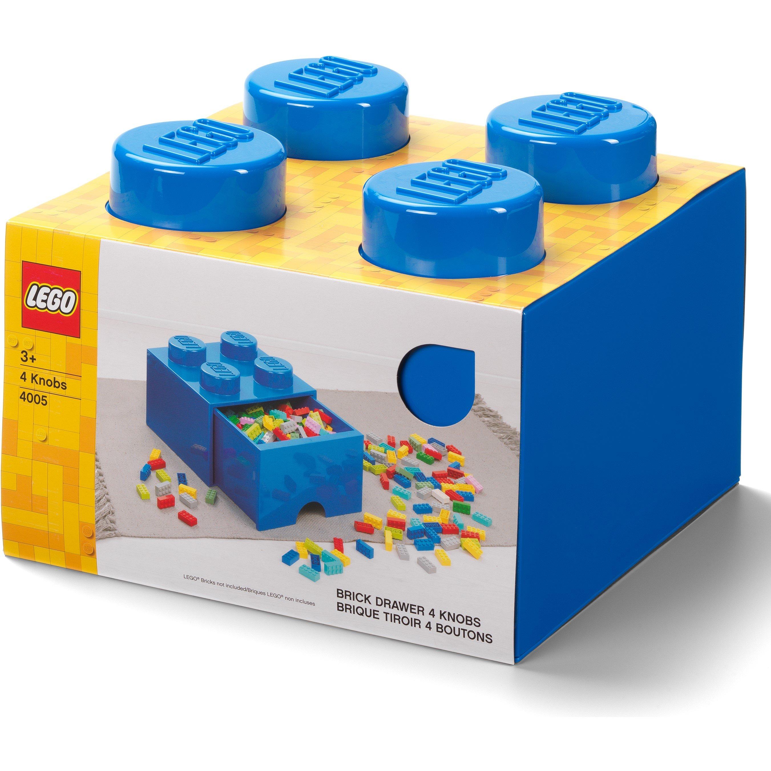 (40051731)Blue - LEGO - 4 Brick Drawer - 2