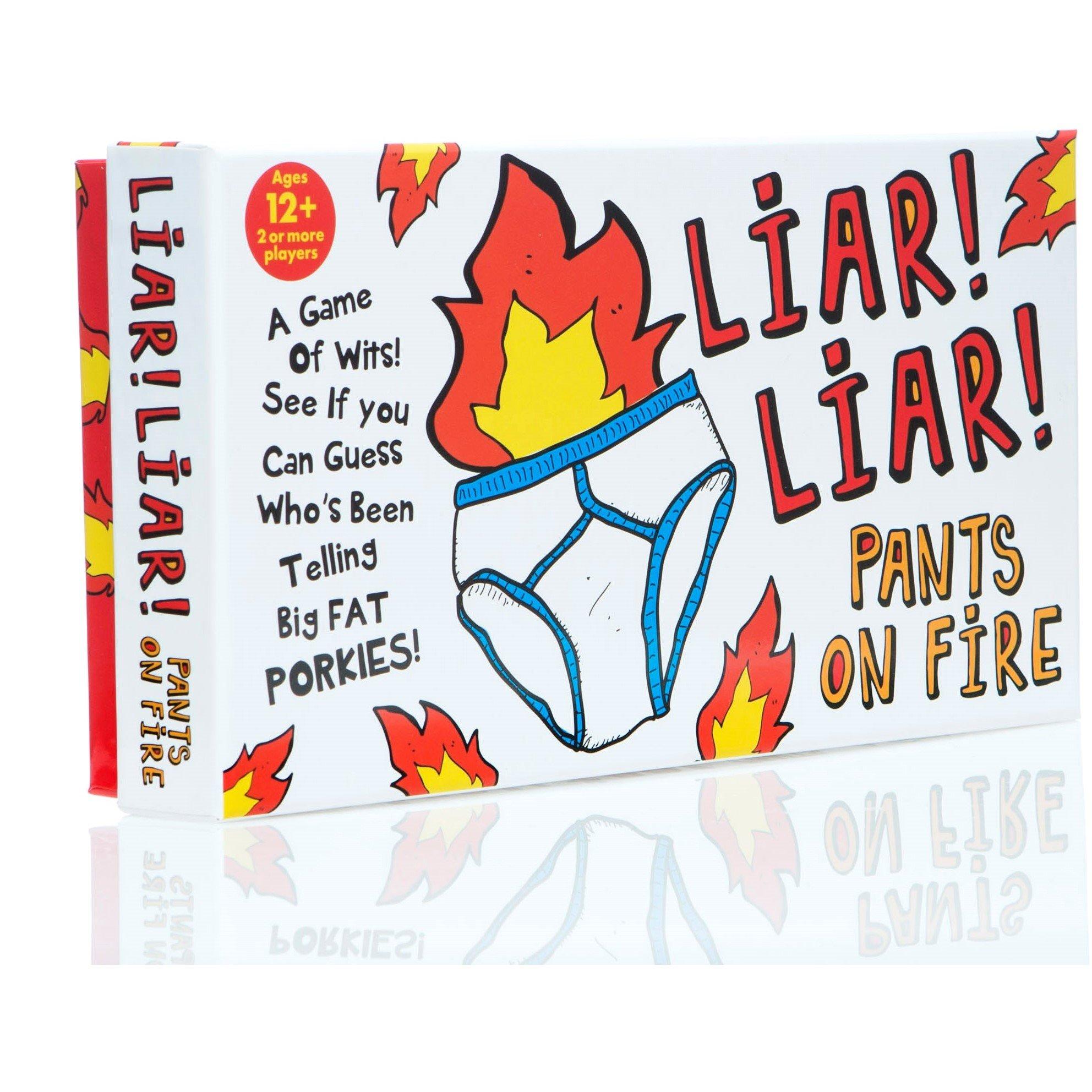 Boxer Gifts Liar Liar Pants on Fire Card Game  Fun For Family