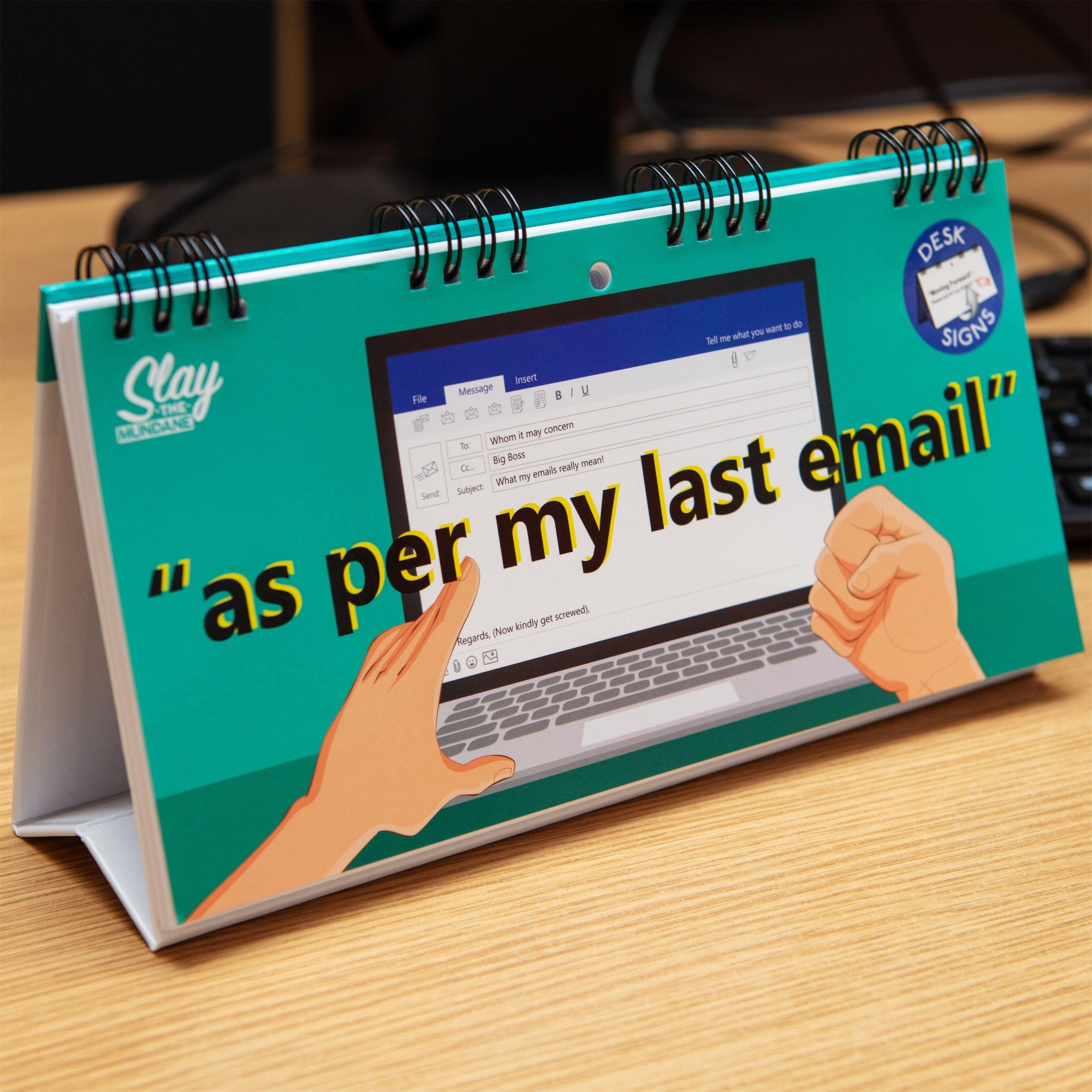 None - Boxer Gifts - As Per My Last Email Flipbook - Secret Santa Gift - 2