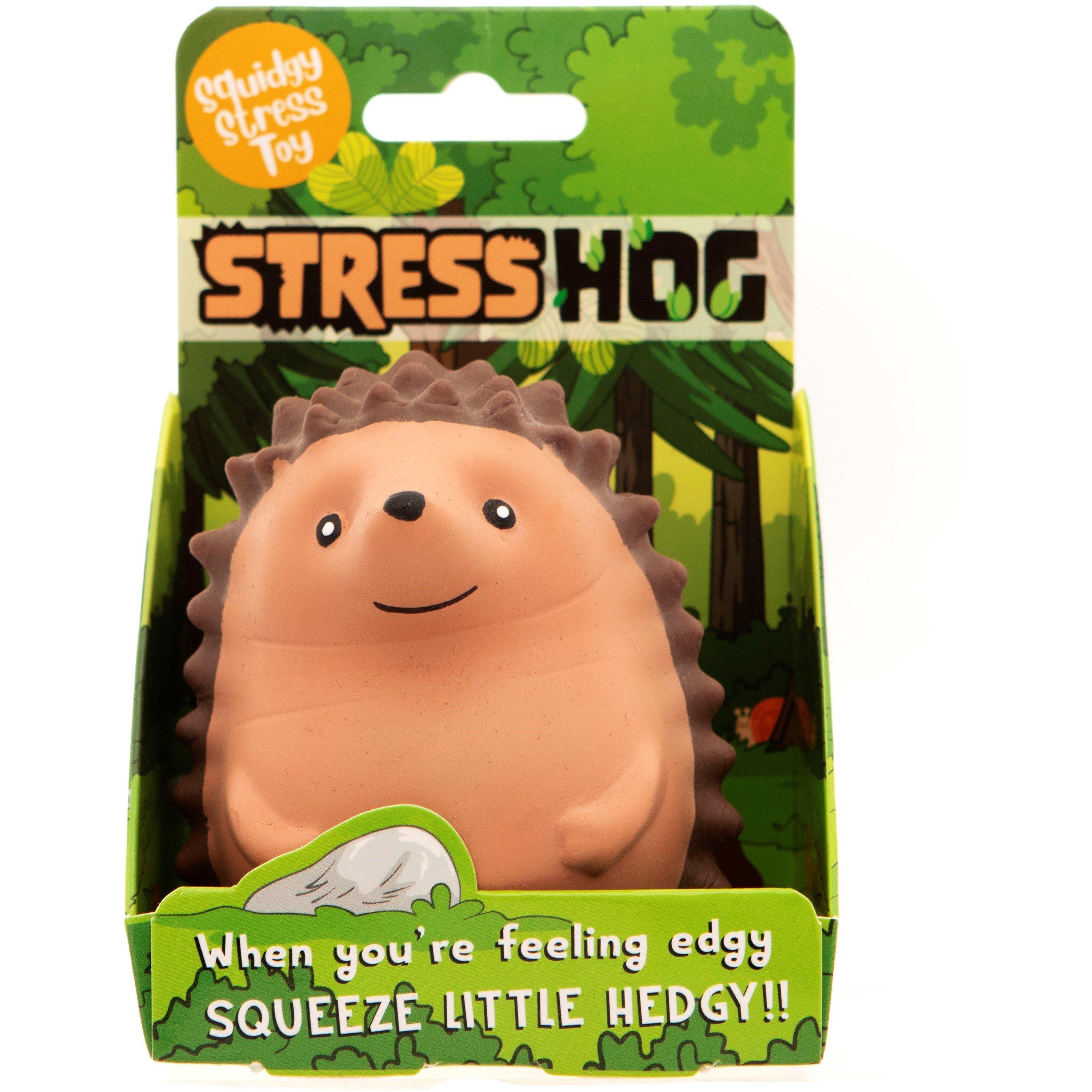 Brown - Boxer Gifts - Stress Hog Stress toy - Hedgehog Fidget/Stress Toy - 1