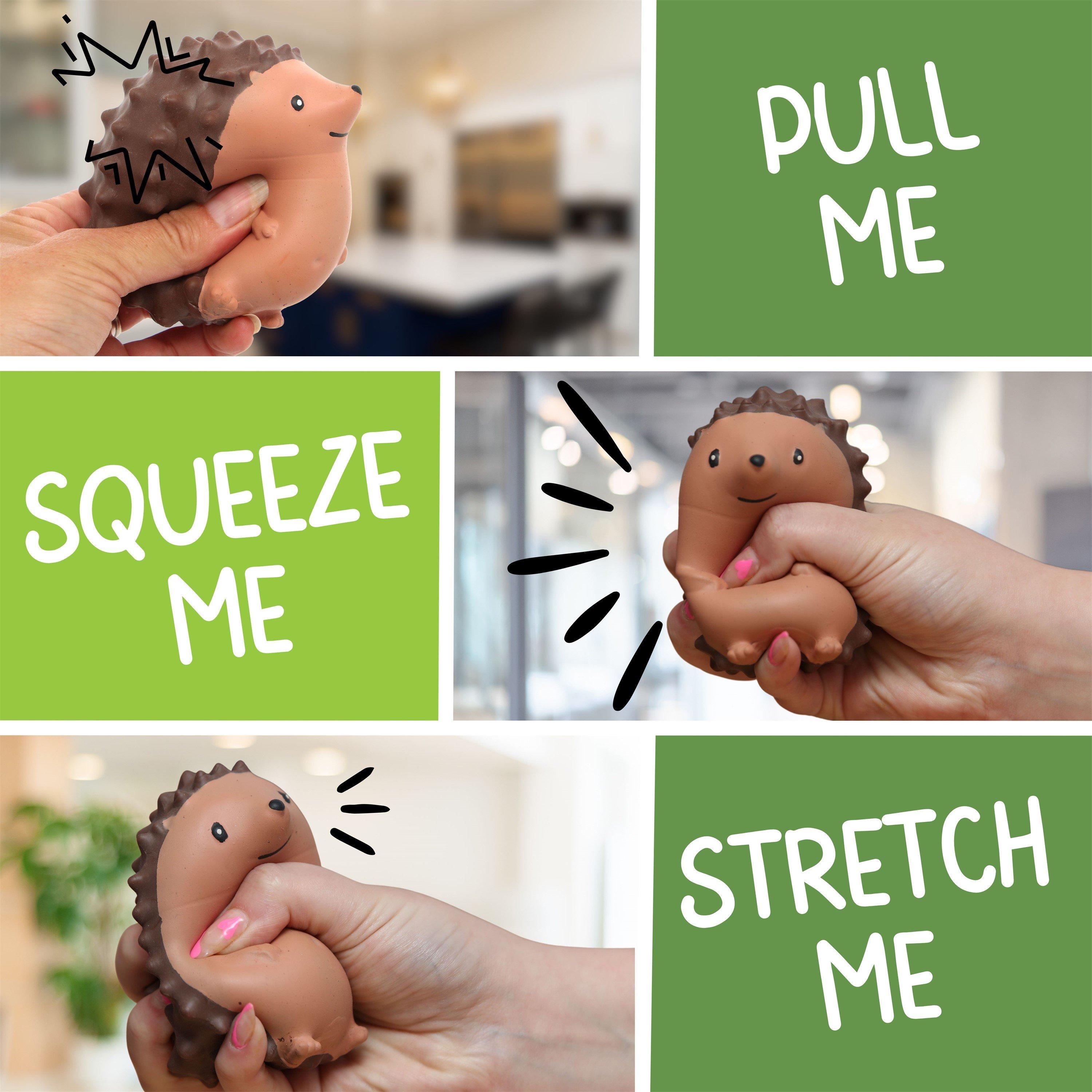 Brown - Boxer Gifts - Stress Hog Stress toy - Hedgehog Fidget/Stress Toy - 4