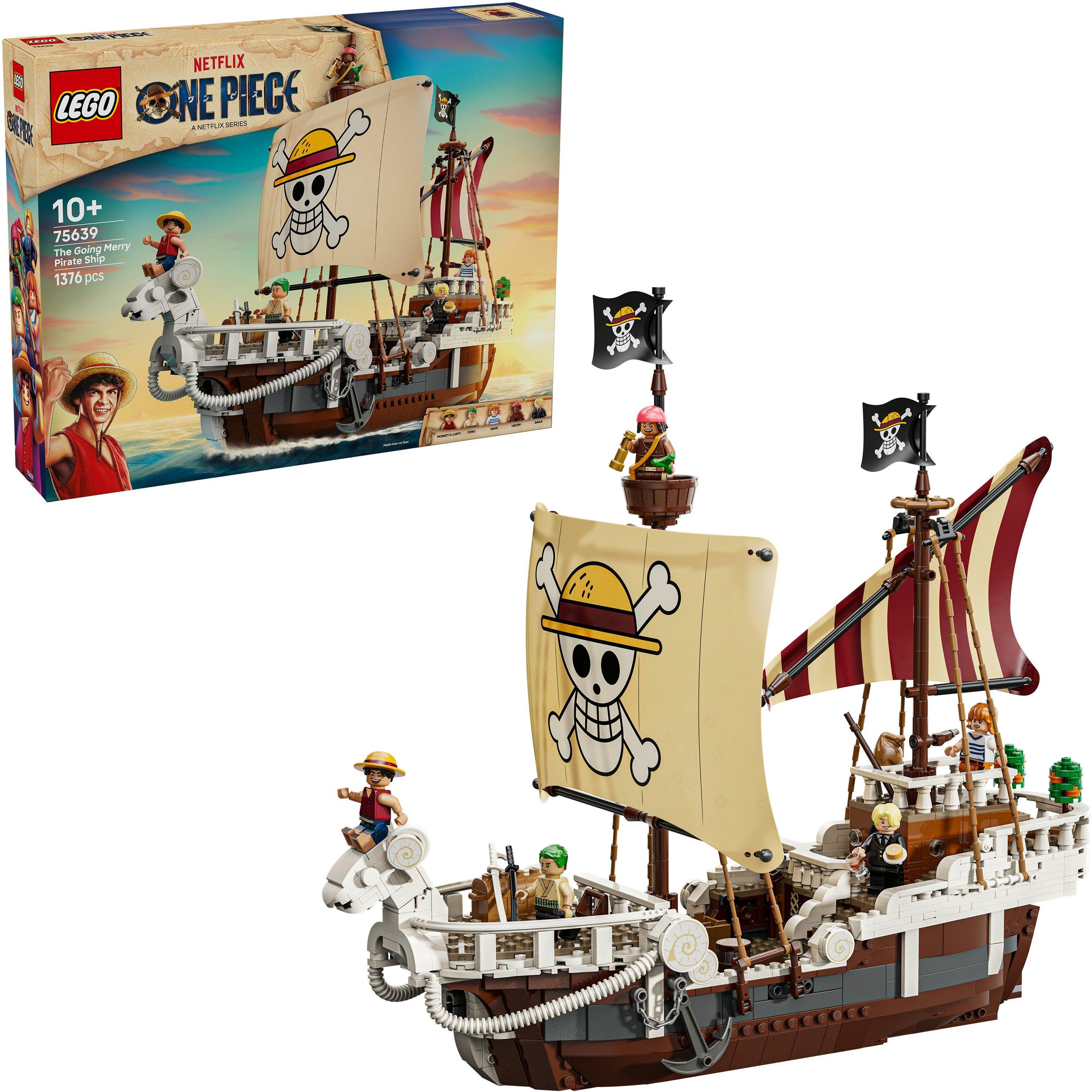 LEGO LEGO ONE PIECE The Going Merry Pirate Ship Boat Toy 75639 - Image 11