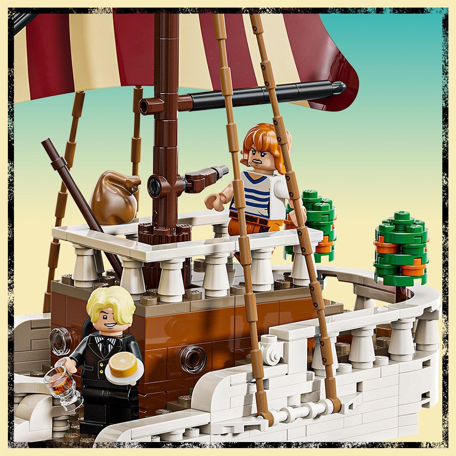 Pirate Ship - LEGO - LEGO ONE PIECE The Going Merry Pirate Ship Boat Toy 75639 - 12