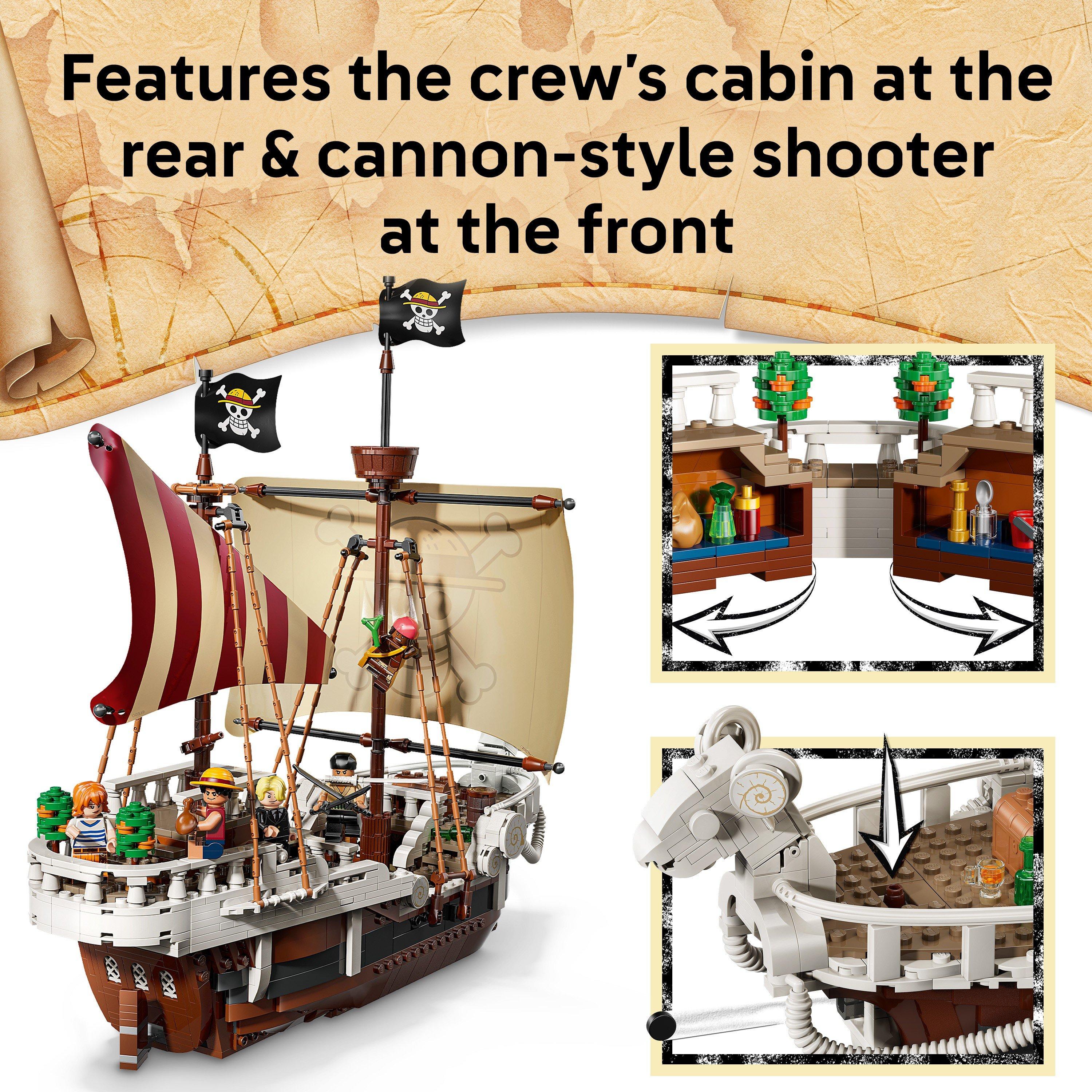 Pirate Ship - LEGO - LEGO ONE PIECE The Going Merry Pirate Ship Boat Toy 75639 - 5