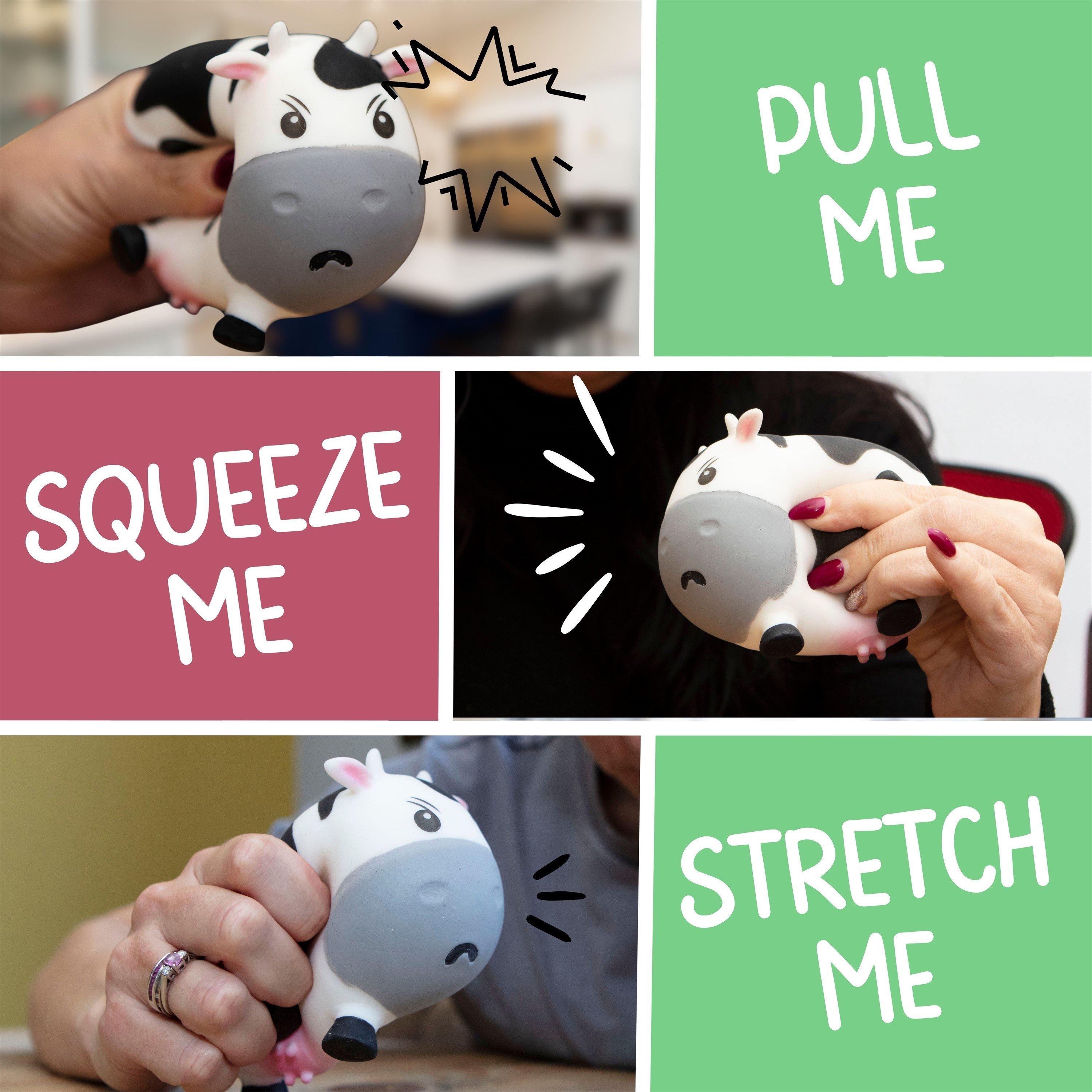 Multi - Boxer Gifts - Moody Cow Stress & Anxiety Relief Toy - 3