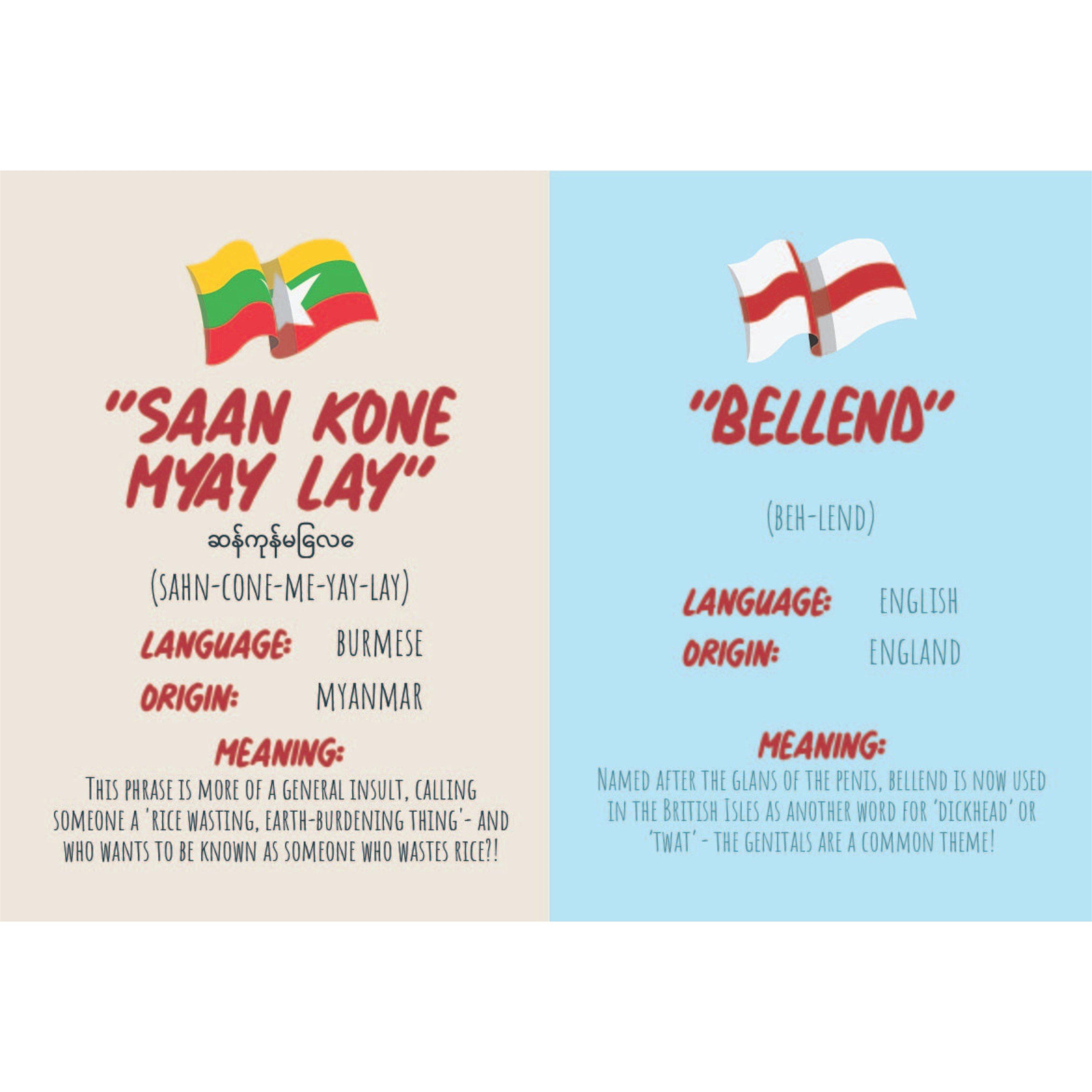 Multi - Boxer Gifts - How To Swear in 96 Languages: Humour Gift Book - 2