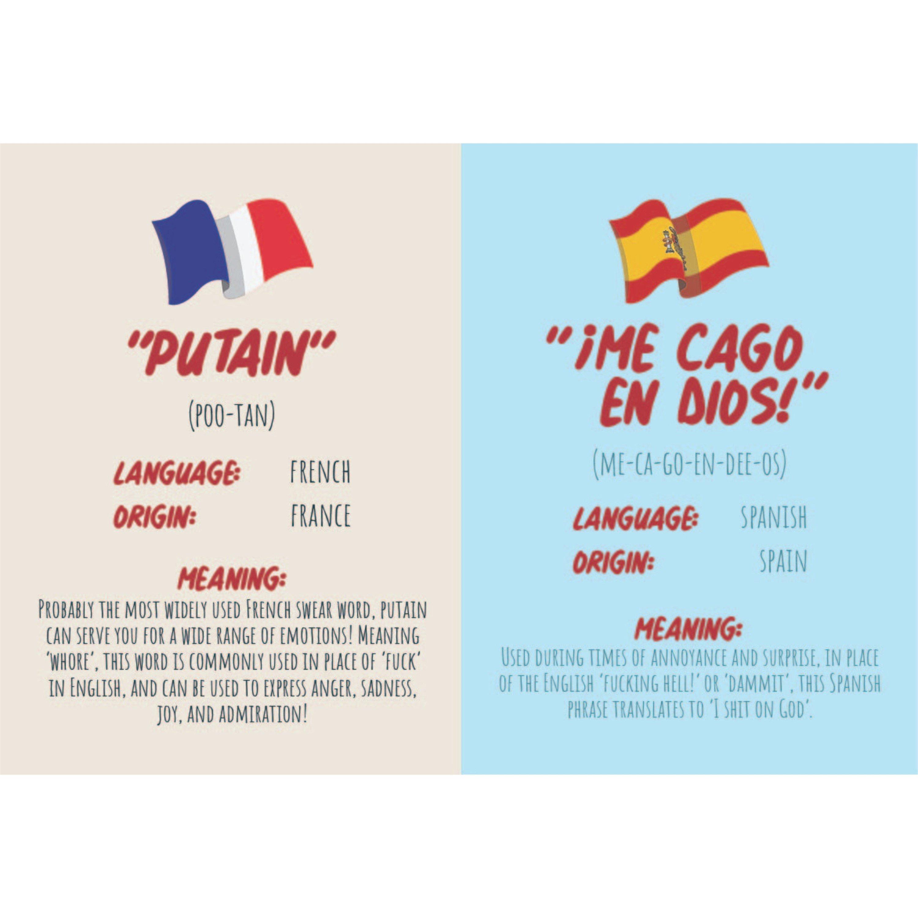 Multi - Boxer Gifts - How To Swear in 96 Languages: Humour Gift Book - 3