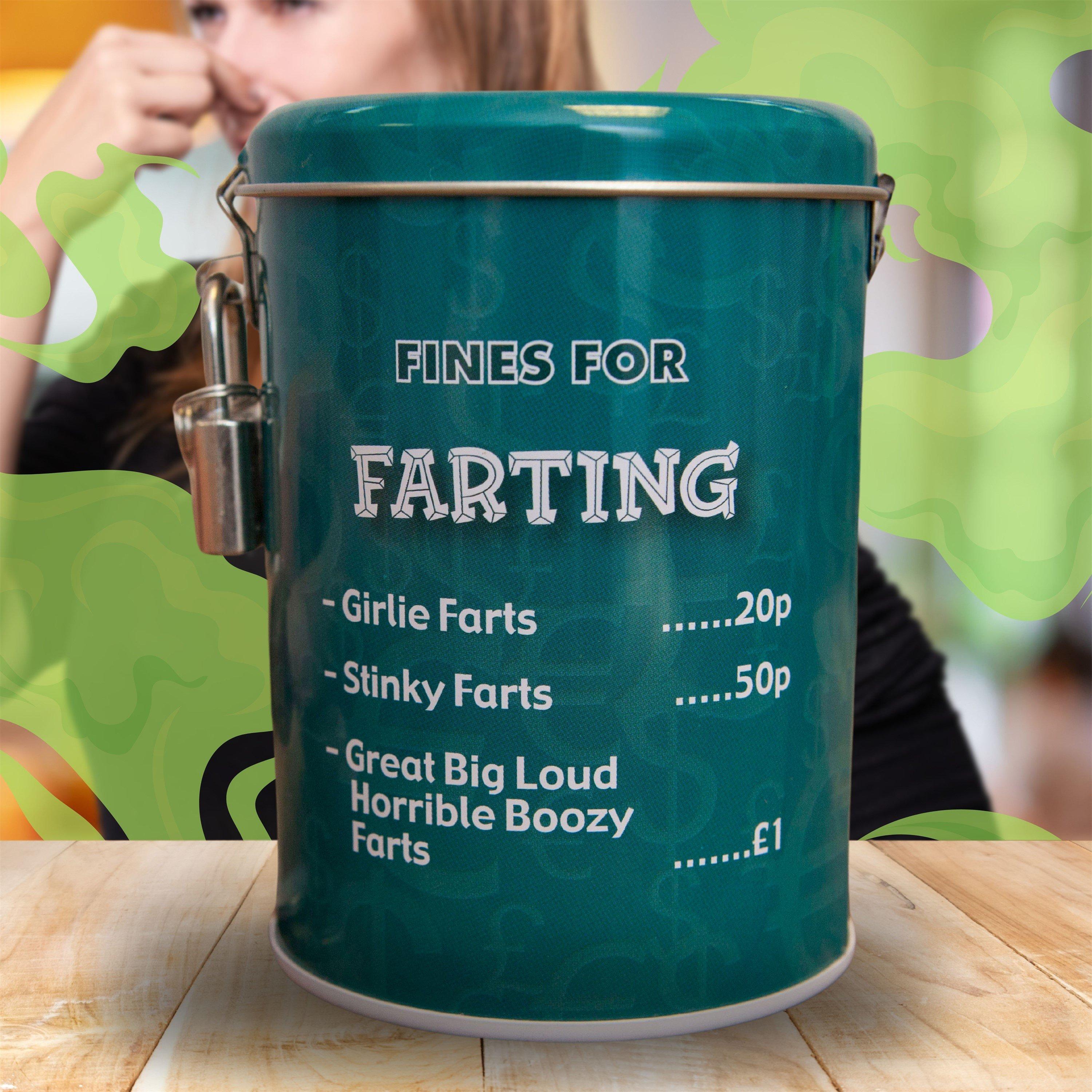 Turquoise - Boxer Gifts - Farting Fine Money Tin  Funny Gift for Husbands - 3