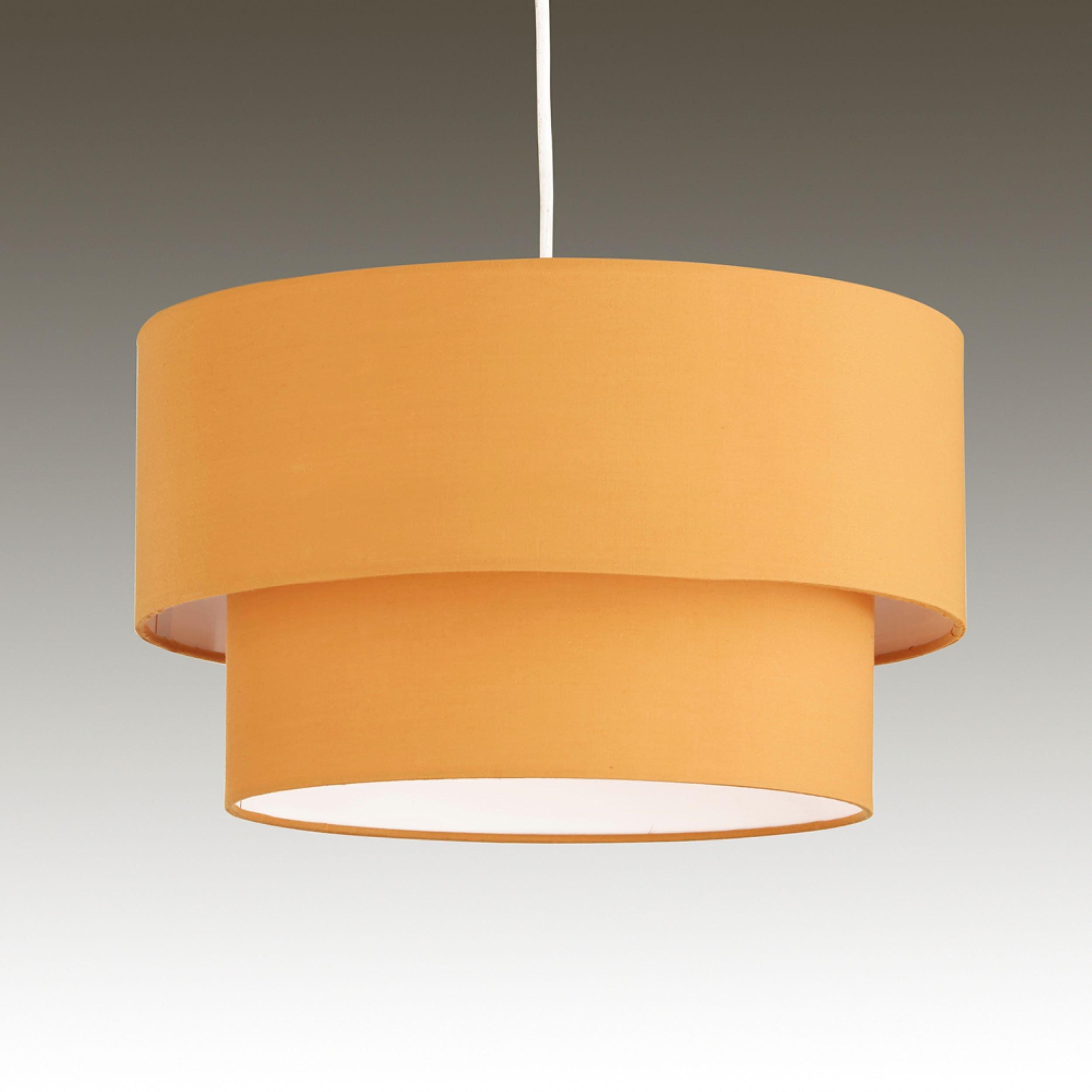 Ochre - K Living - Rona Ochre 2 Tier Pendant Shade with Inner White