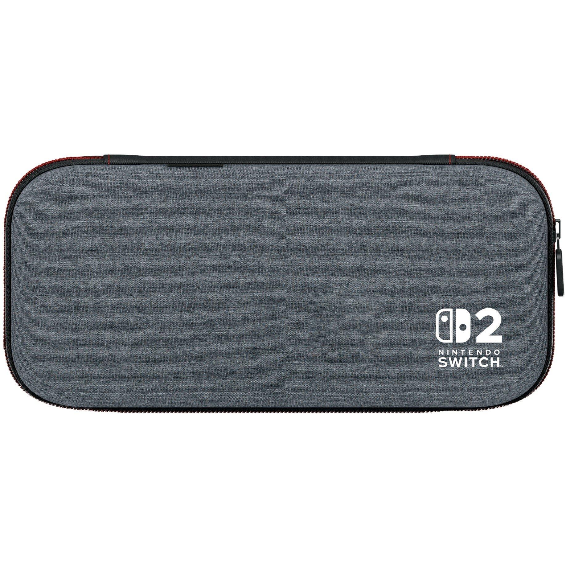 Dark Heather - PowerA - Slim Case Licensed for Nintendo Switch 2.0 - Dark Heather Grey - 1