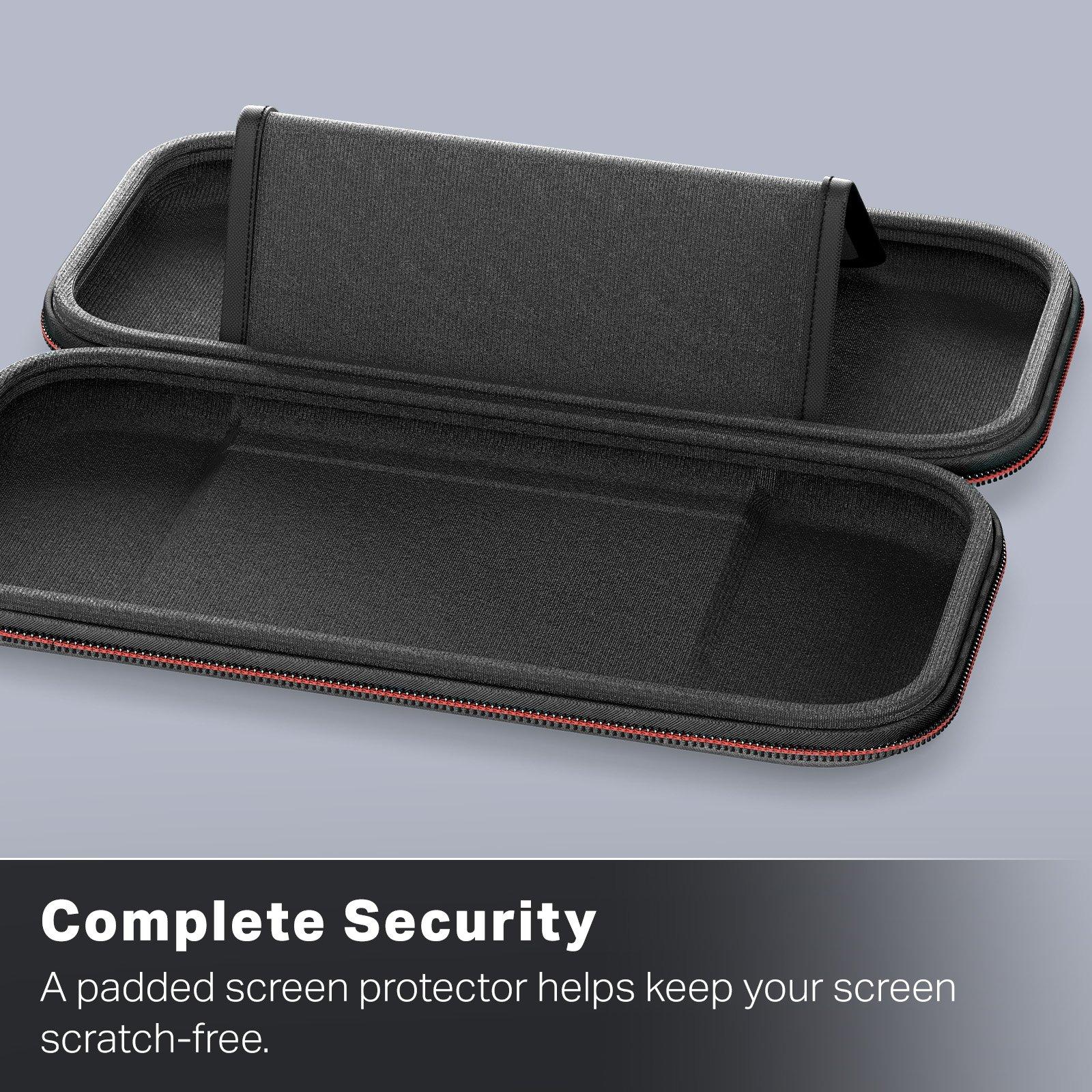 Dark Heather - PowerA - Slim Case Licensed for Nintendo Switch 2.0 - Dark Heather Grey - 6