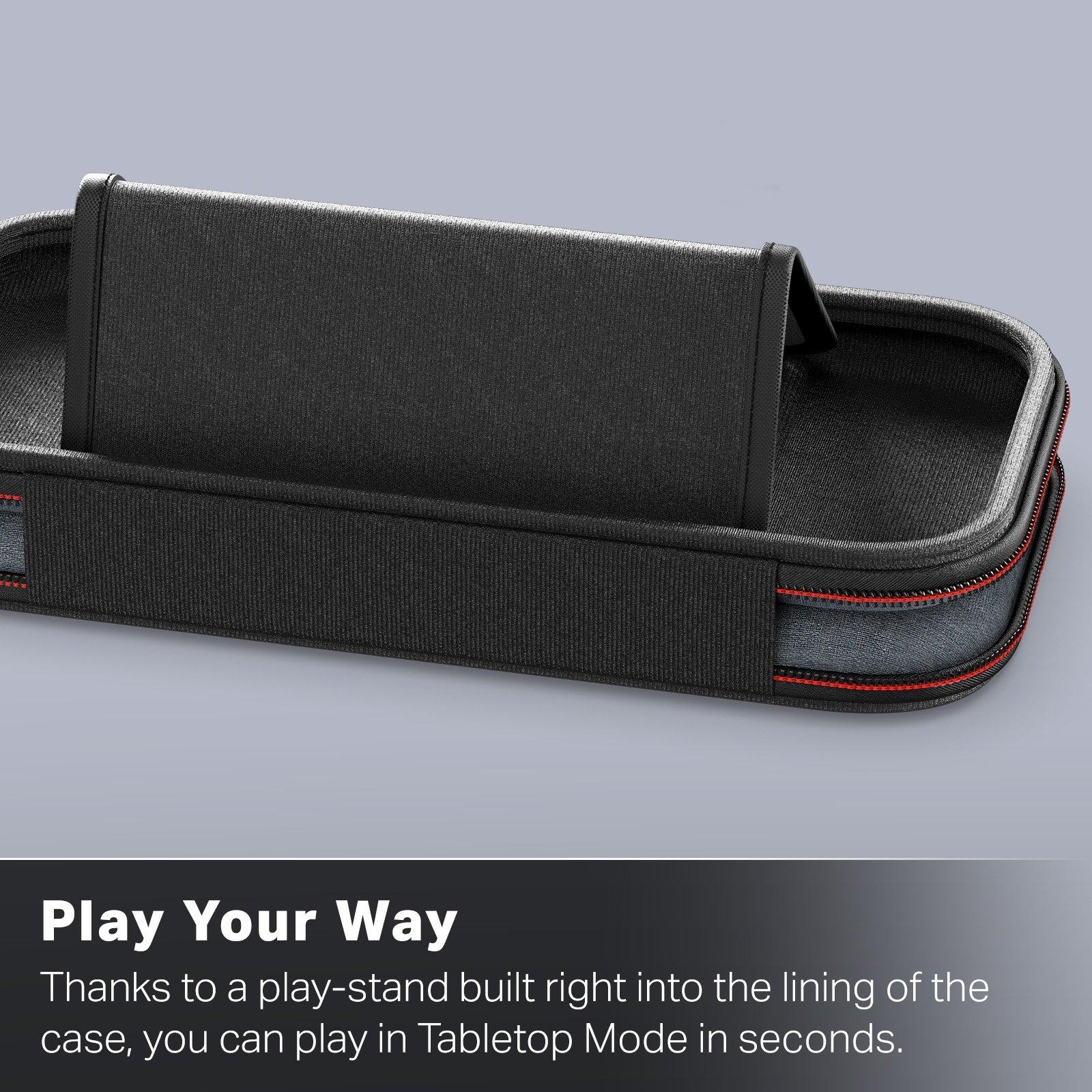 Dark Heather - PowerA - Slim Case Licensed for Nintendo Switch 2.0 - Dark Heather Grey - 7