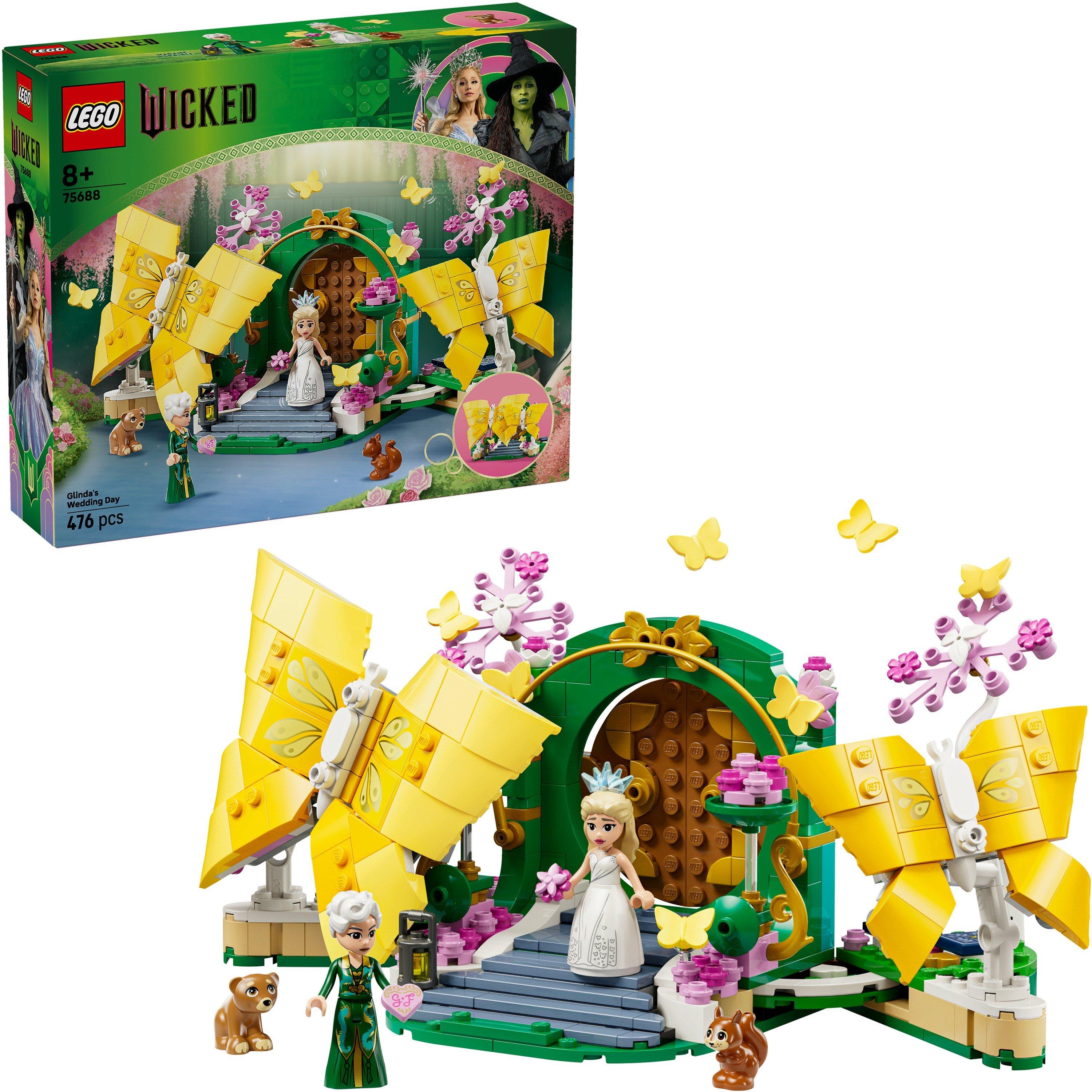 Lego Girls Wicked Glinda’s Wedding Day With Butterfly Toys 75688 - Glinda Wedding
