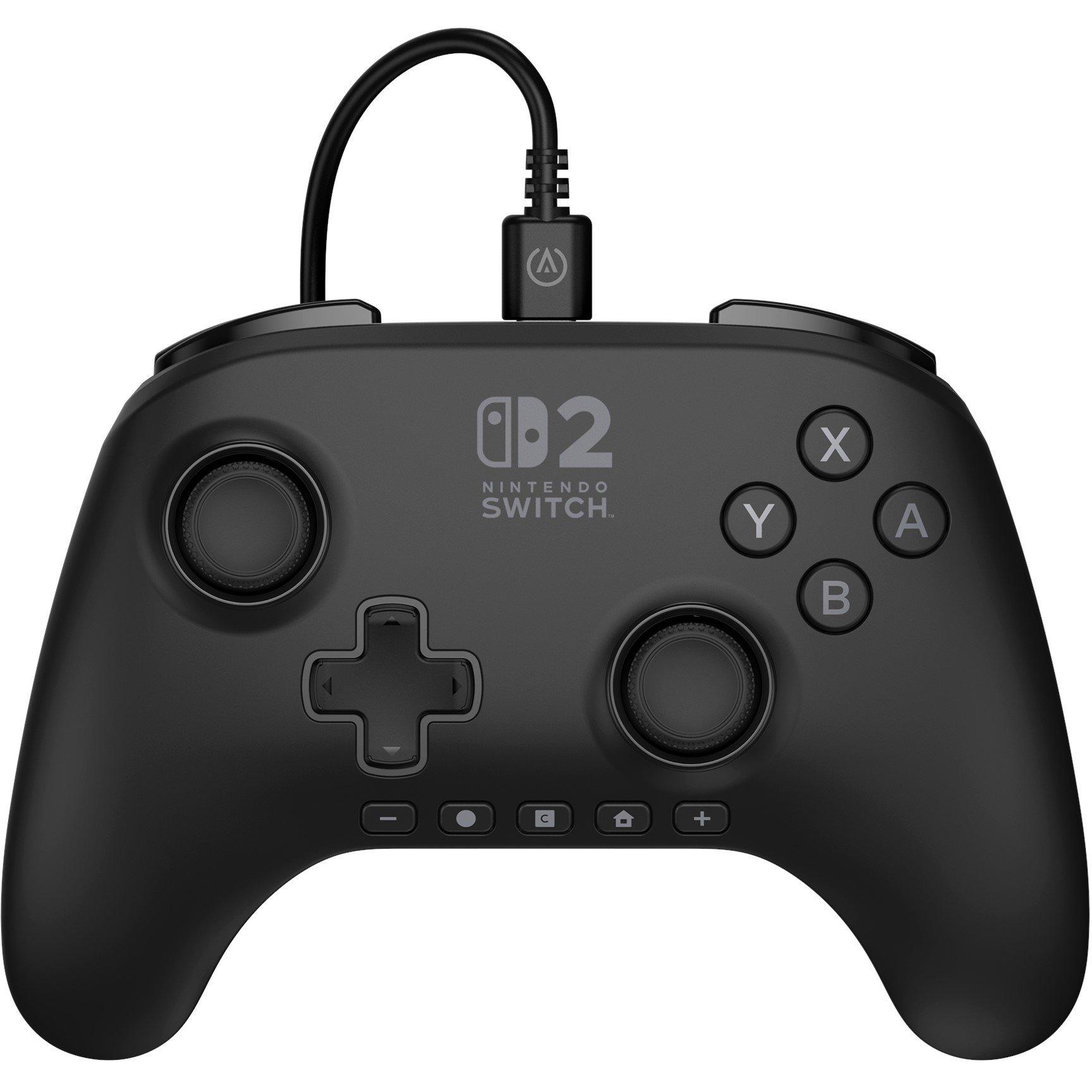 Black - PowerA - Advantage Wired Controller Licensed for Nintendo Switch 2.0 - Black - 1