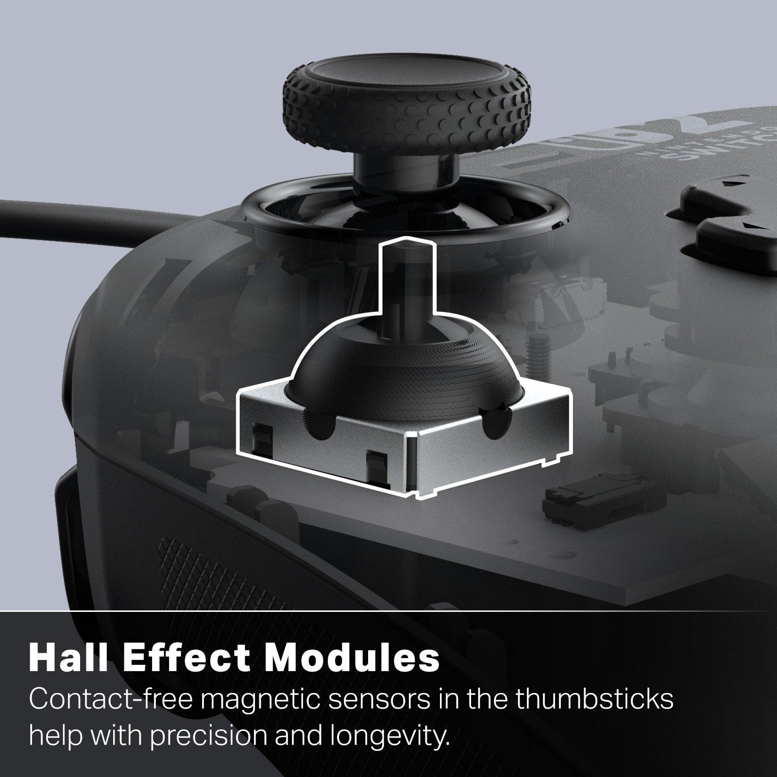 Black - PowerA - Advantage Wired Controller Licensed for Nintendo Switch 2.0 - Black - 3