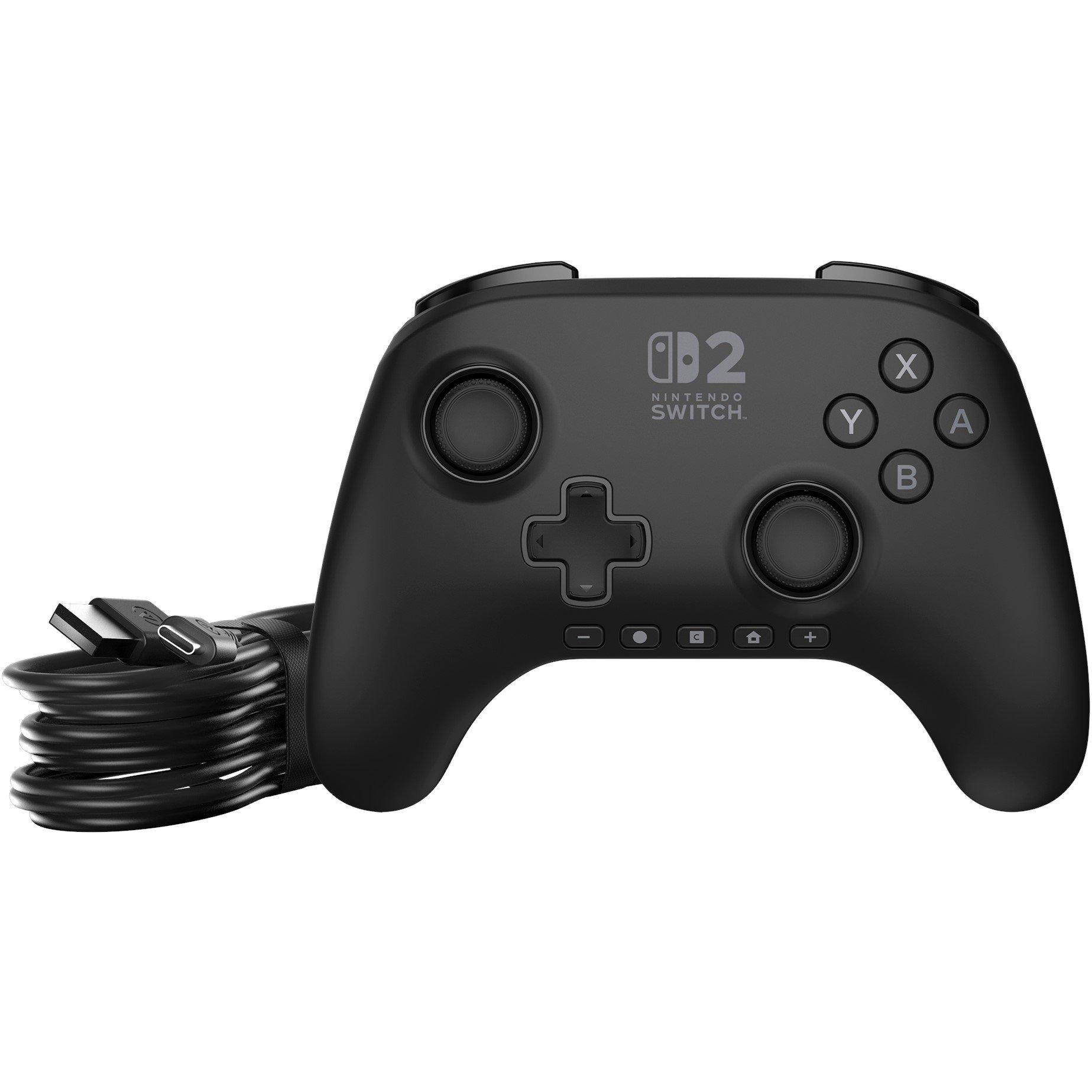 Black - PowerA - Advantage Wired Controller Licensed for Nintendo Switch 2.0 - Black - 7