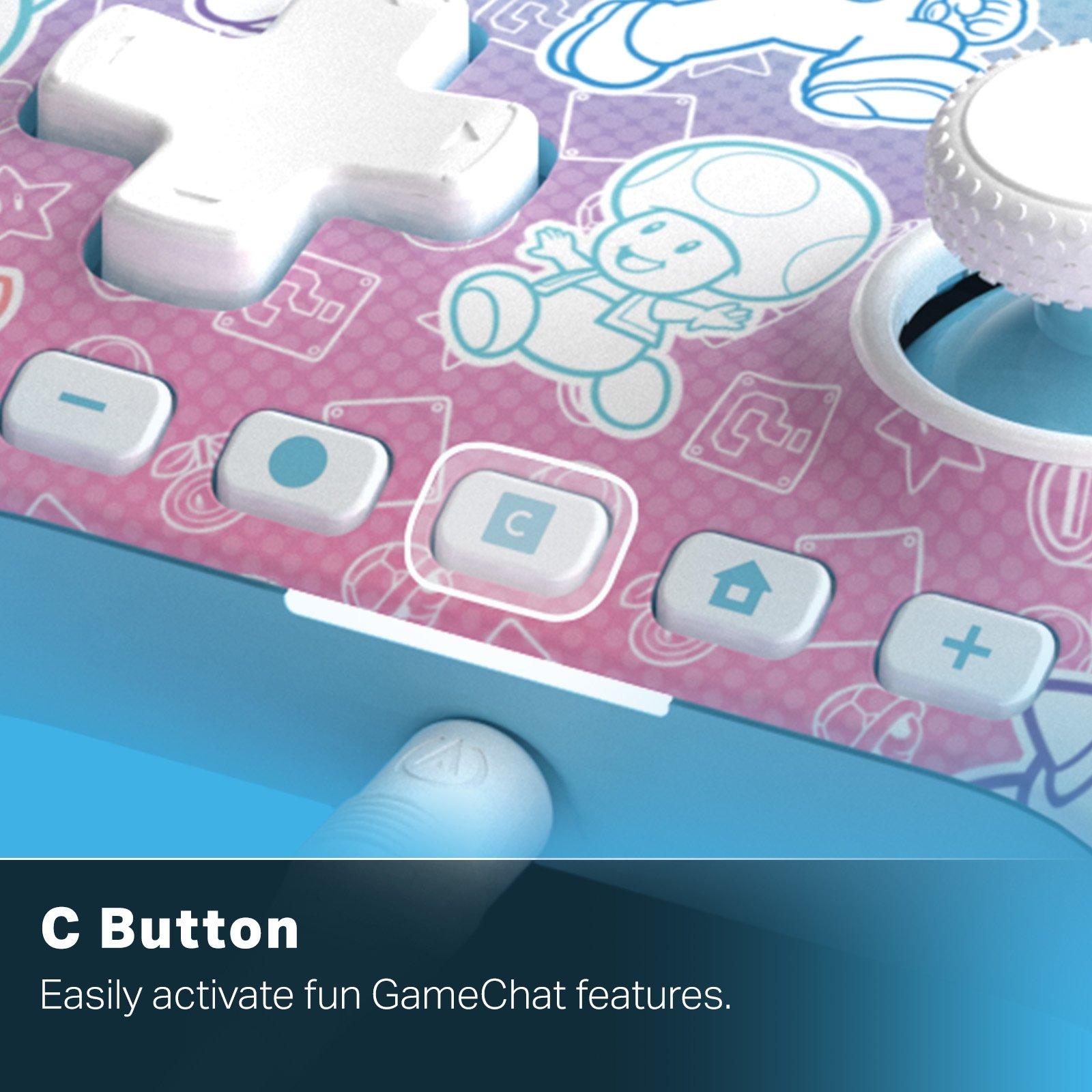 Mushroom - PowerA - Advantage Wired Controller Licensed for Nintendo Switch 2.0 - Mushroom Kingdom - 2