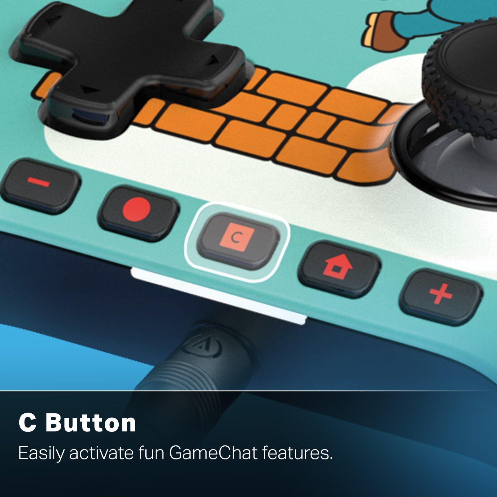 Mario - PowerA - Advantage Wired Controller Licensed for Nintendo Switch 2.0 - Mario Time - 2