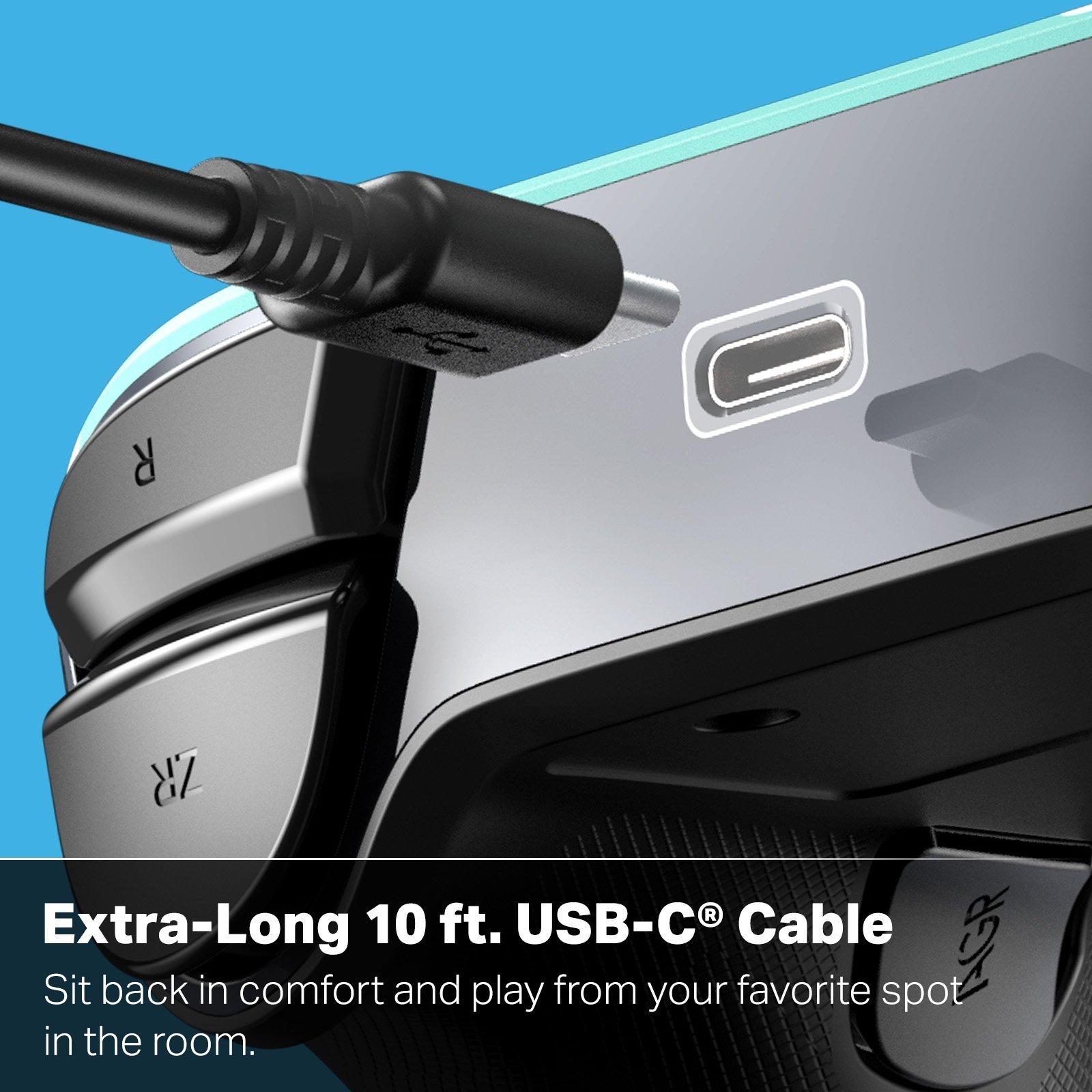 Mario - PowerA - Advantage Wired Controller Licensed for Nintendo Switch 2.0 - Mario Time - 5