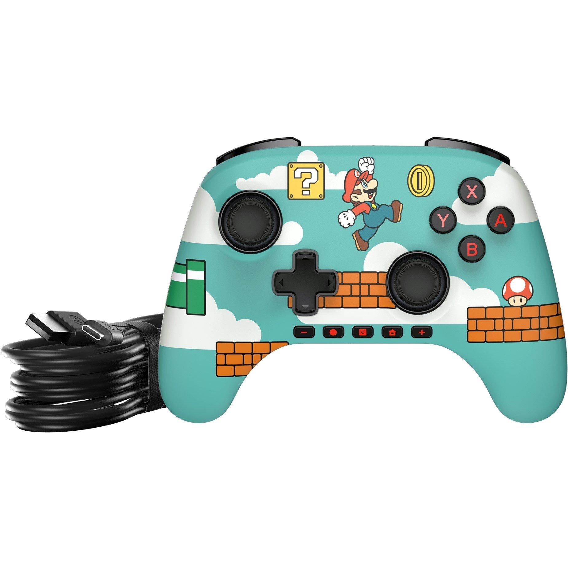 Mario - PowerA - Advantage Wired Controller Licensed for Nintendo Switch 2.0 - Mario Time - 8