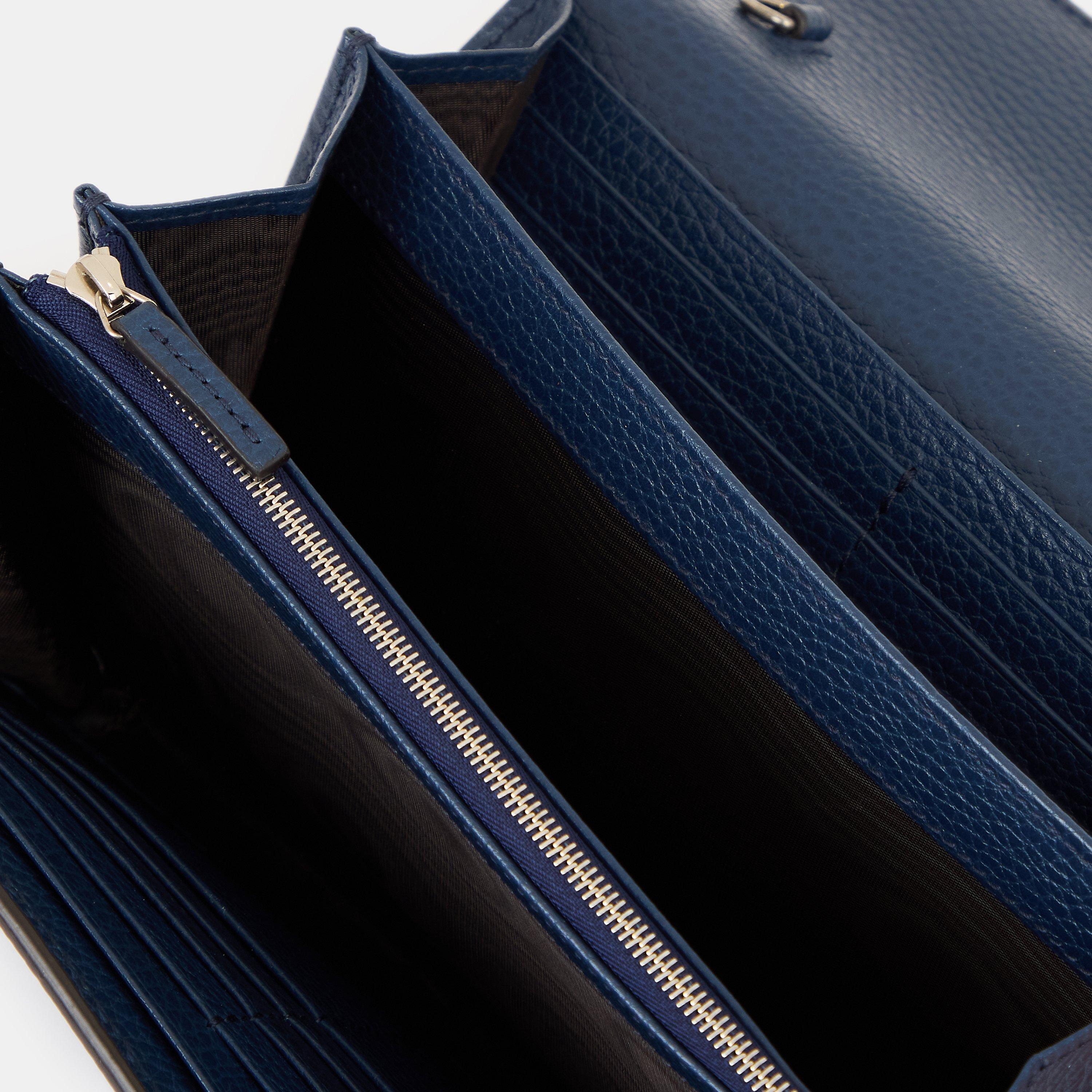 Blue Leather - Gucci - Women's Mini Bag - 4