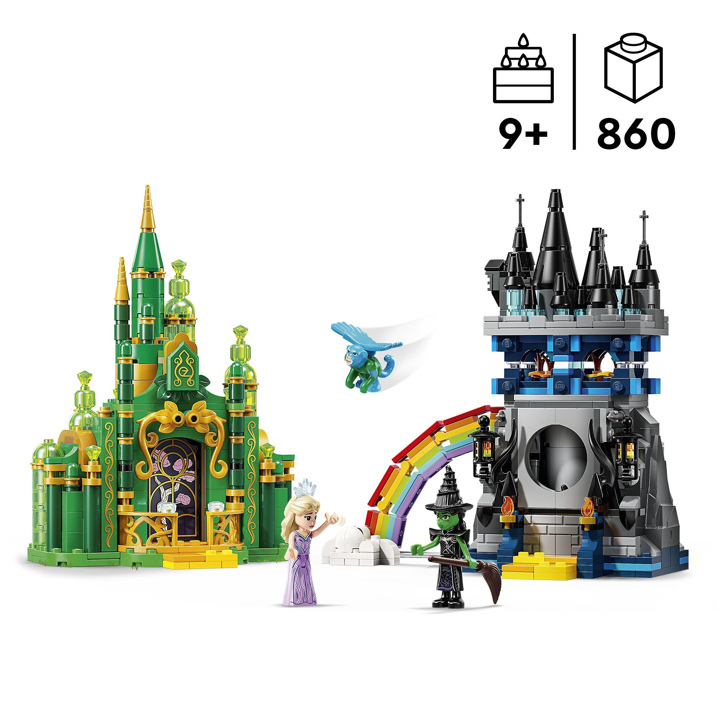 City and Castle - LEGO - LEGO Wicked Emerald City & Kiamo Ko Castle Playset Adventure Gift Building Toy 75689 - 3