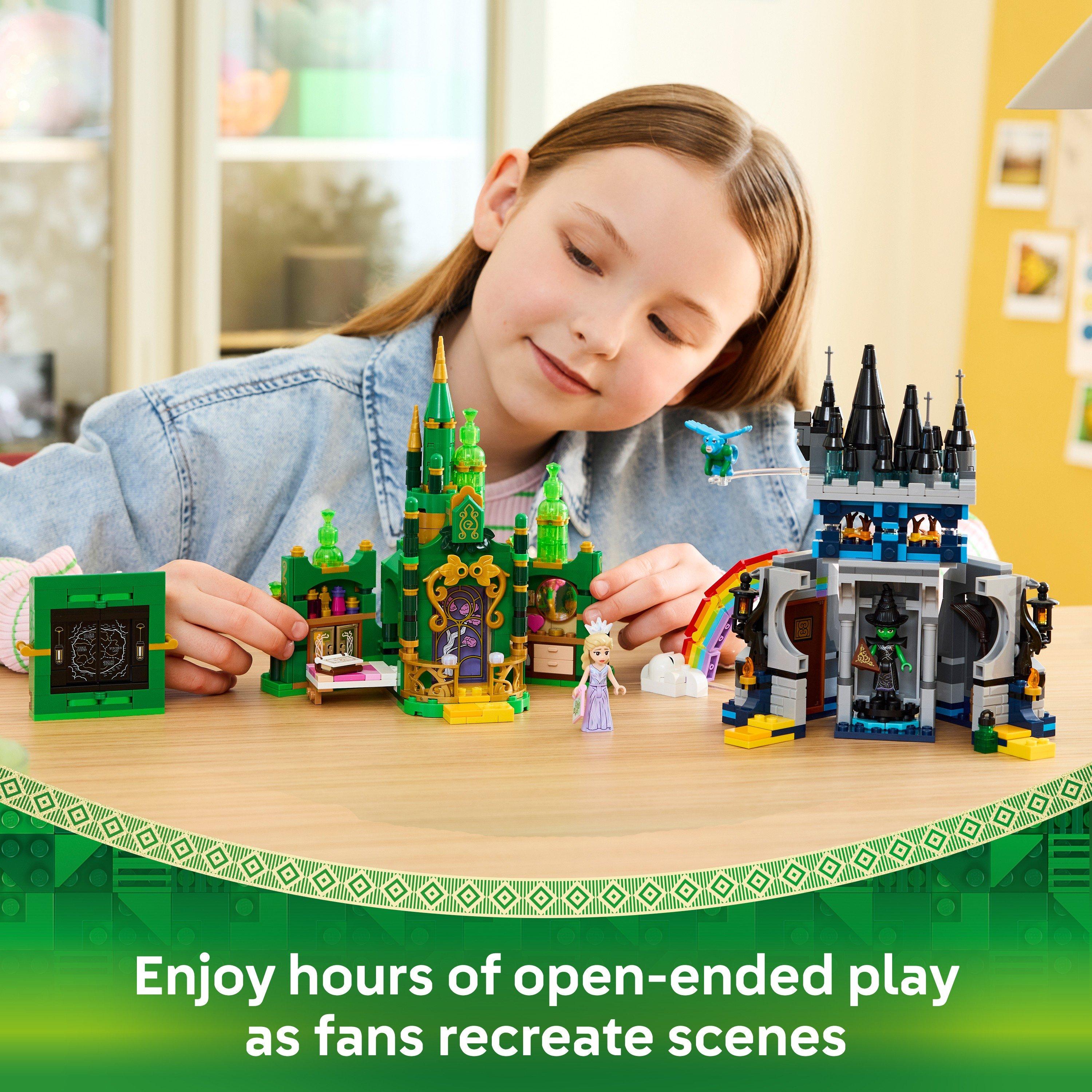 Stad en Kasteel - LEGO - LEGO Wicked Emerald City & Kiamo Ko Castle Playset Adventure Gift Building Toy 75689 - 7