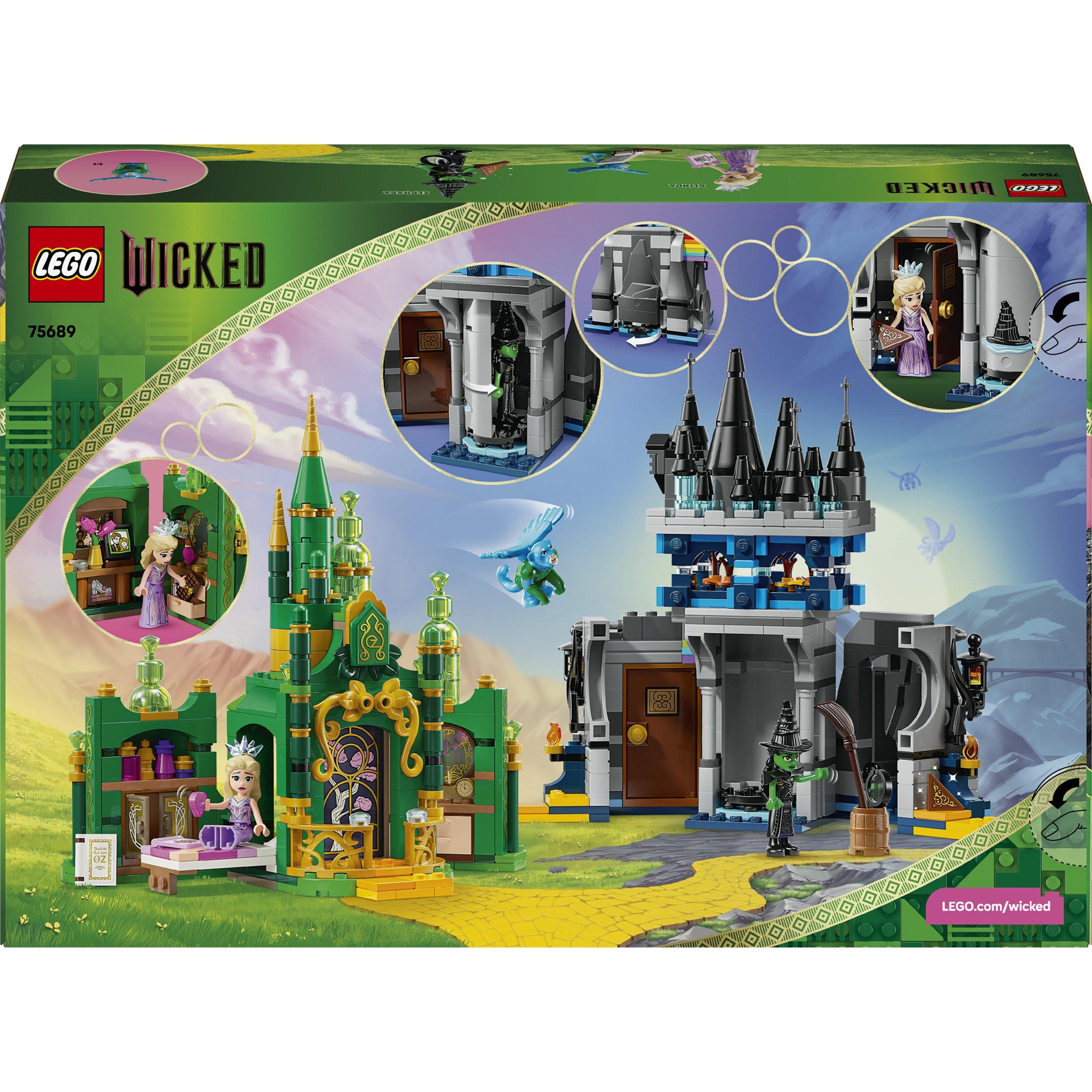 Stad en Kasteel - LEGO - LEGO Wicked Emerald City & Kiamo Ko Castle Playset Adventure Gift Building Toy 75689 - 10