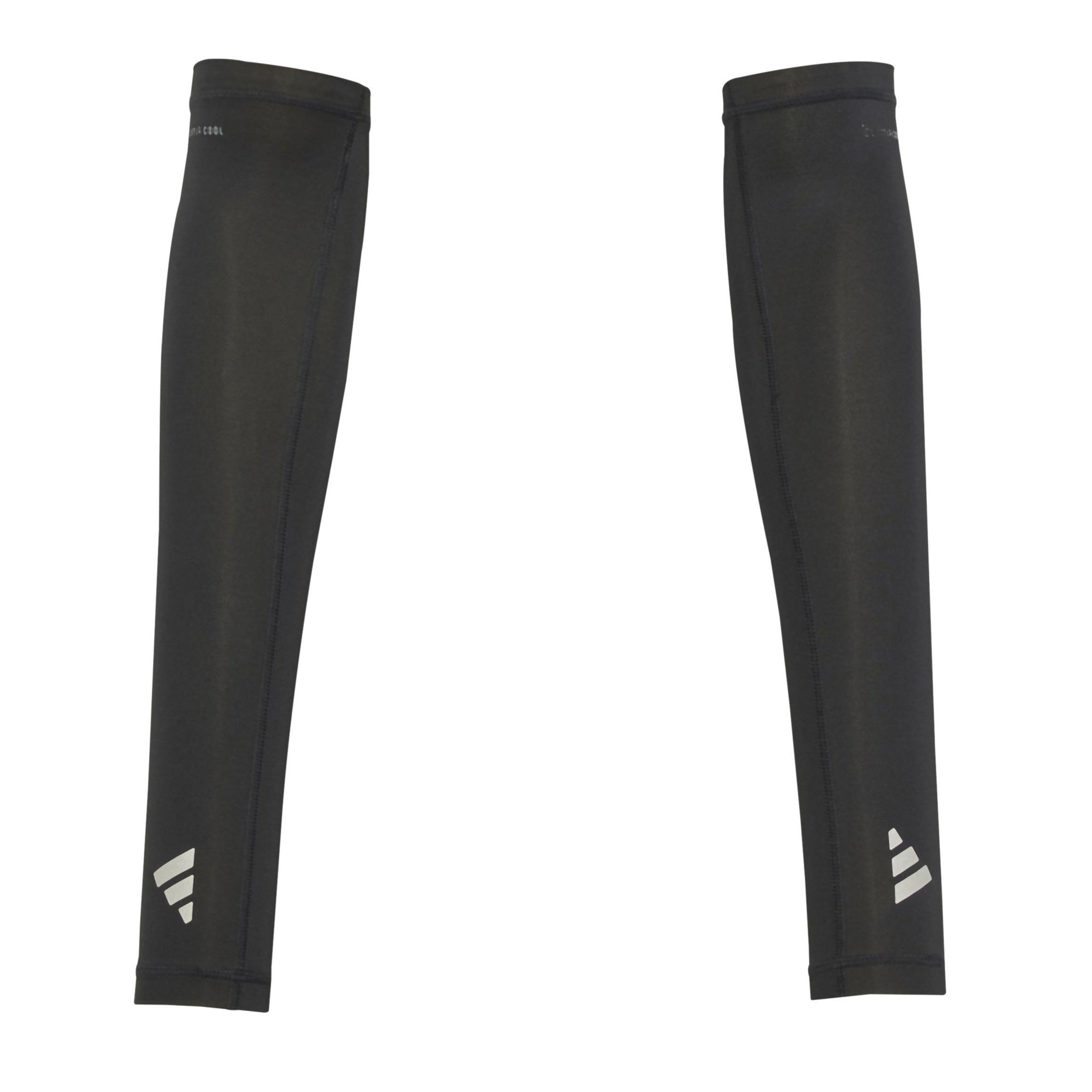 Blk/Ref.Silver - adidas - Adults Clima Running Arm Sleeves - 1