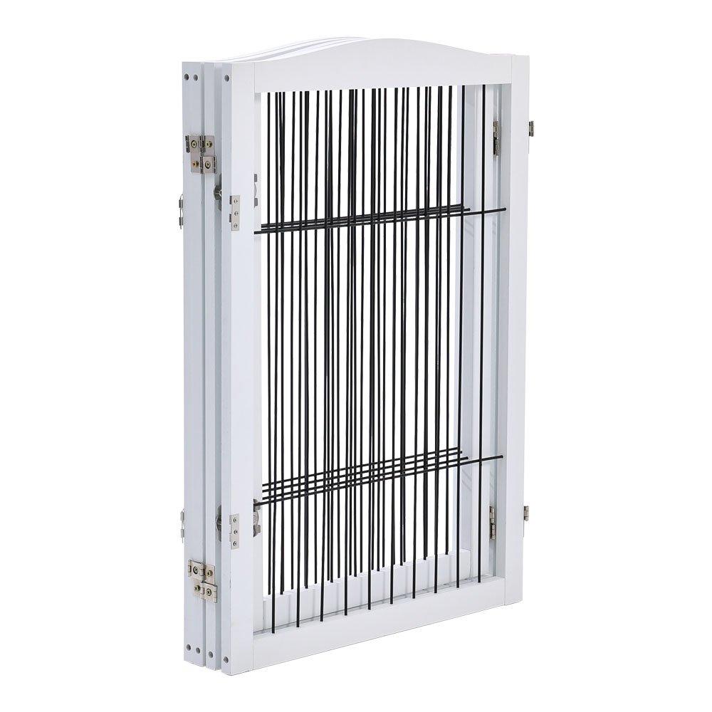 White - KIDKID PET - White Wooden Folding Pet or Kid Playpen - 9