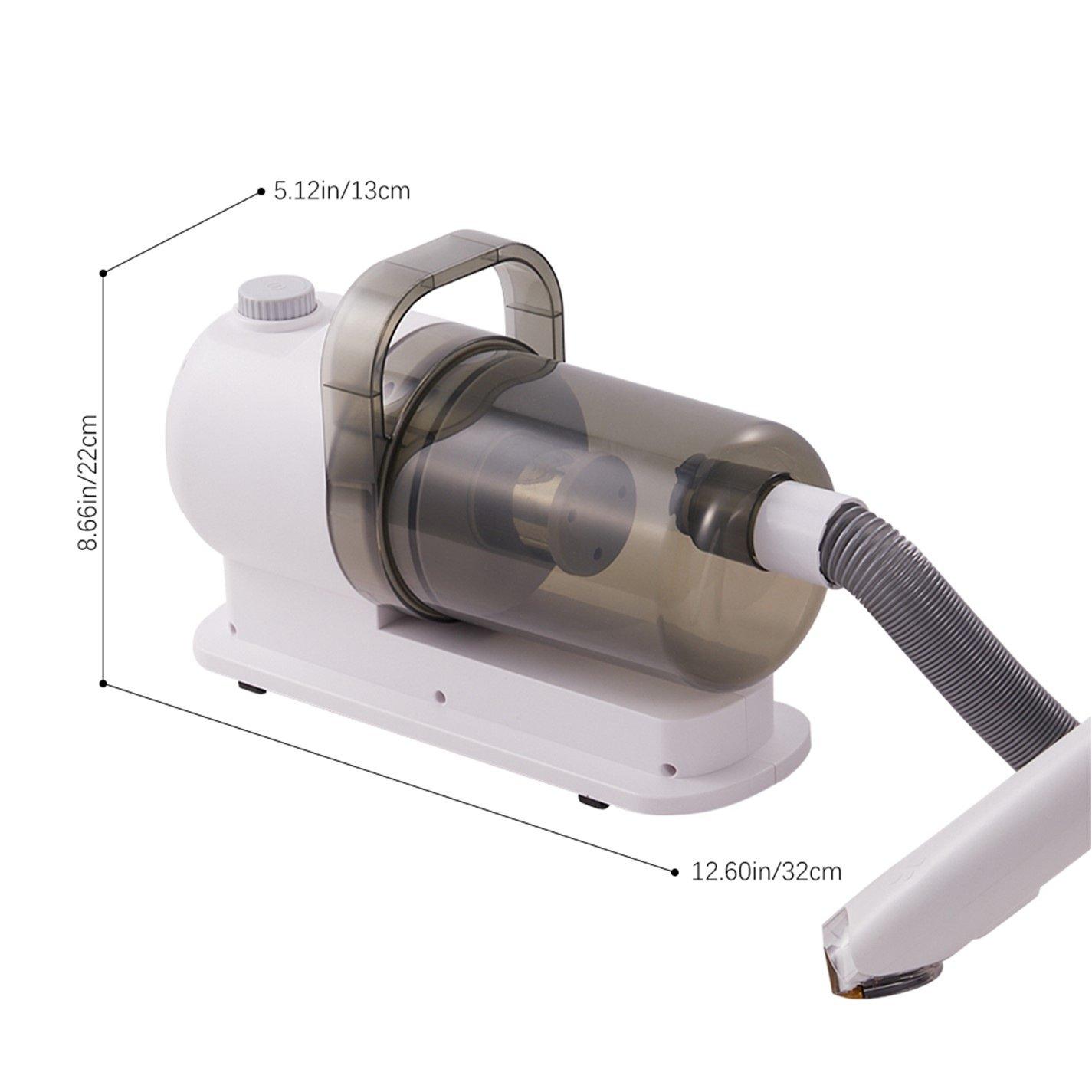 Beige - KIDKID PET - ABS Grooming Vacuum Cleaner with 12 Tools - 10