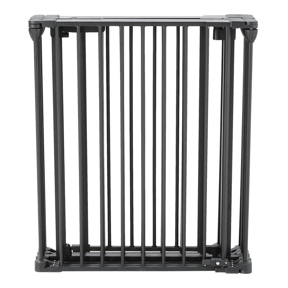 Black - KIDKID - Foldable Metal Pet or Kid Playpen - 8