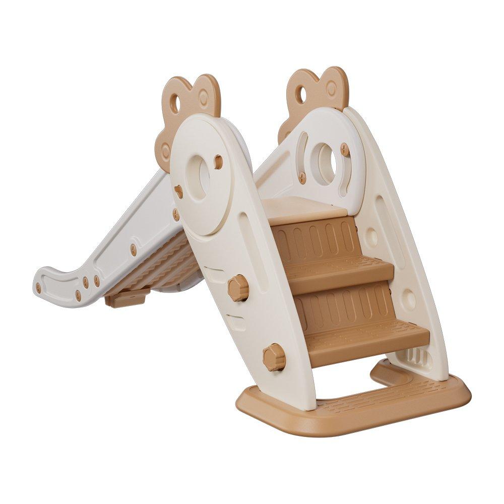 Beige - KIDKID - Lovely Folding Plastic Carrot Slide for Toddler - 7