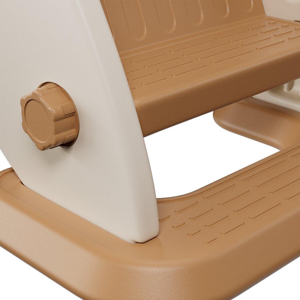 Beige - KIDKID - Lovely Folding Plastic Carrot Slide for Toddler - 8