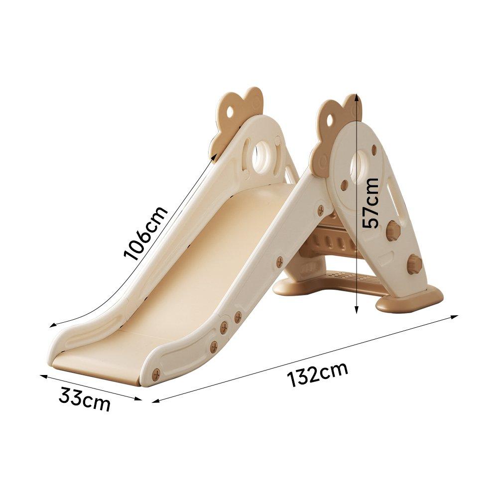 Beige - KIDKID - Lovely Folding Plastic Carrot Slide for Toddler - 9