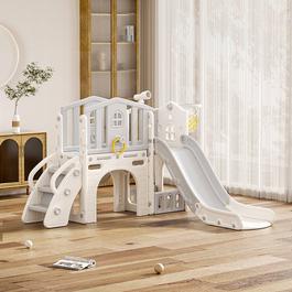 KIDKID All-in-One Playhouse Slide with Scope