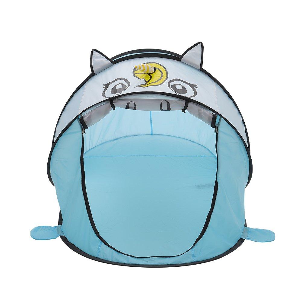 Blue - KIDKID - Cute Blue Unicorn Kids Play Tent - 4