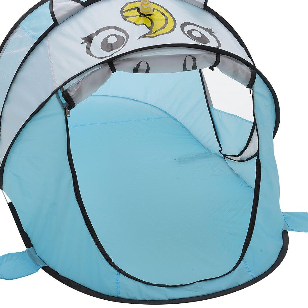 Blue - KIDKID - Cute Blue Unicorn Kids Play Tent - 7