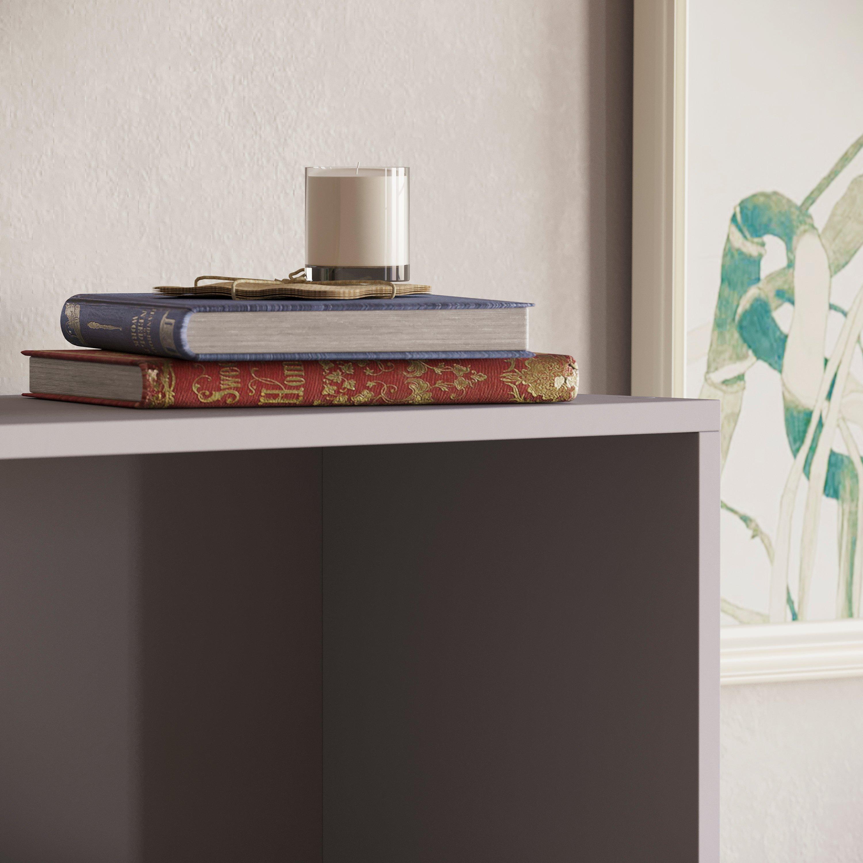 Grey - Lassic - Vida Designs Cambridge 5 Tier Extra Large Bookcase - 6