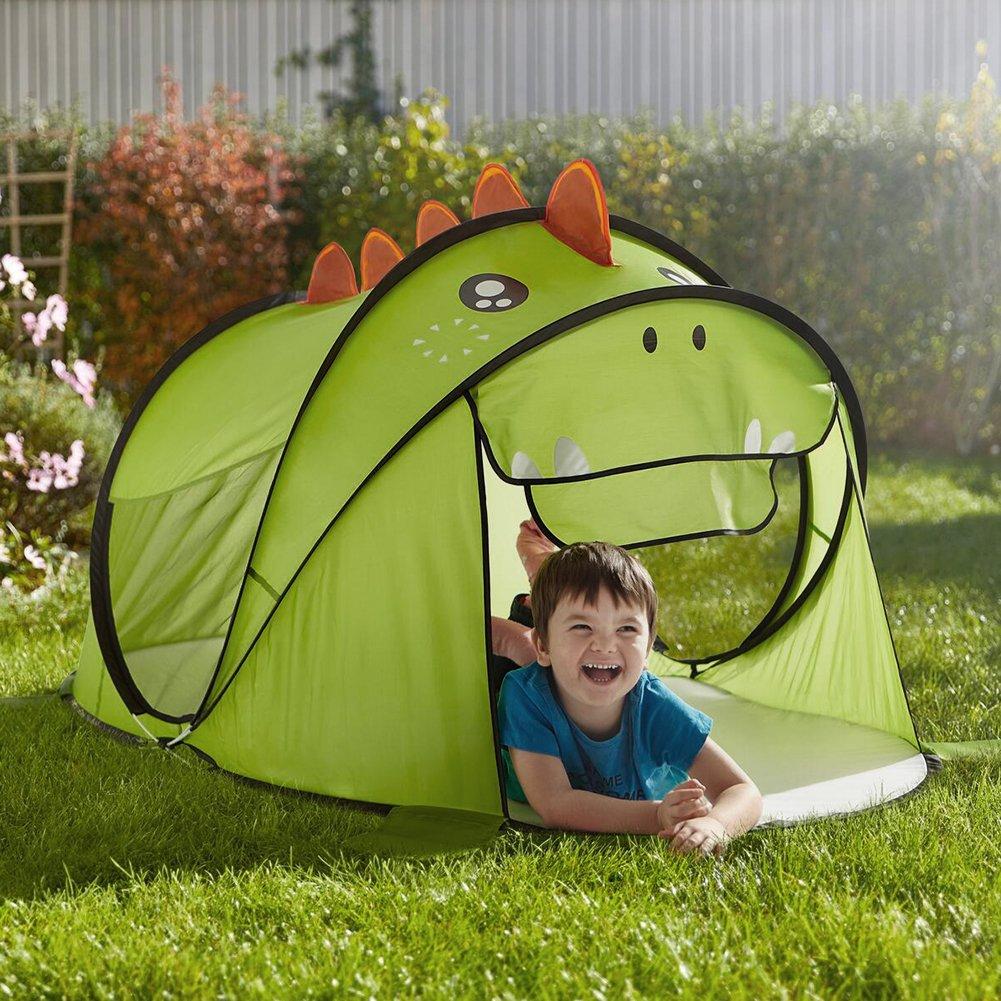 Green - KIDKID - Dinosaur-Themed Kids Play Tent - 2