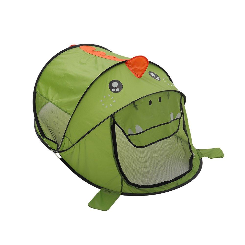 Green - KIDKID - Dinosaur-Themed Kids Play Tent - 4