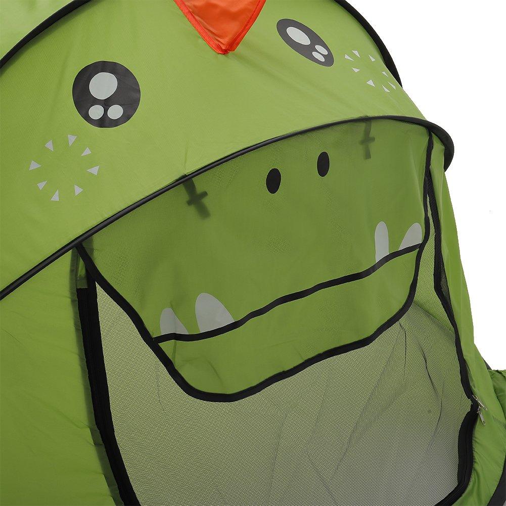 Green - KIDKID - Dinosaur-Themed Kids Play Tent - 7