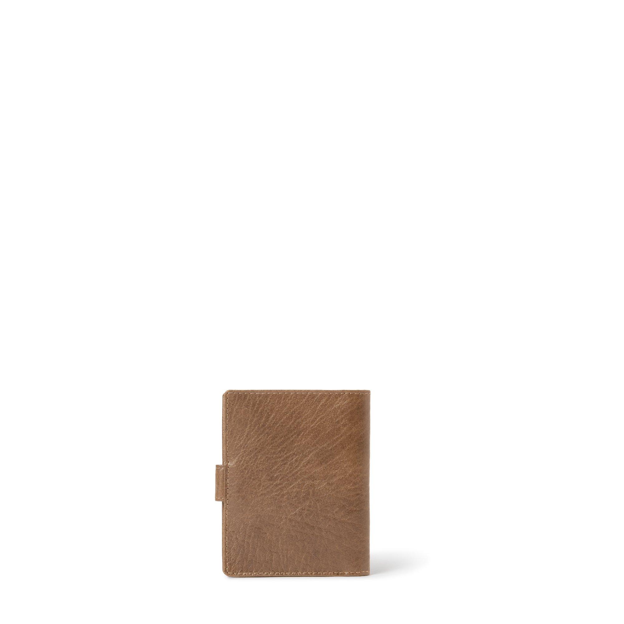 Cognac - Osprey London - Men's Passport Holder Leather Embossed Billfold Wallet - 3