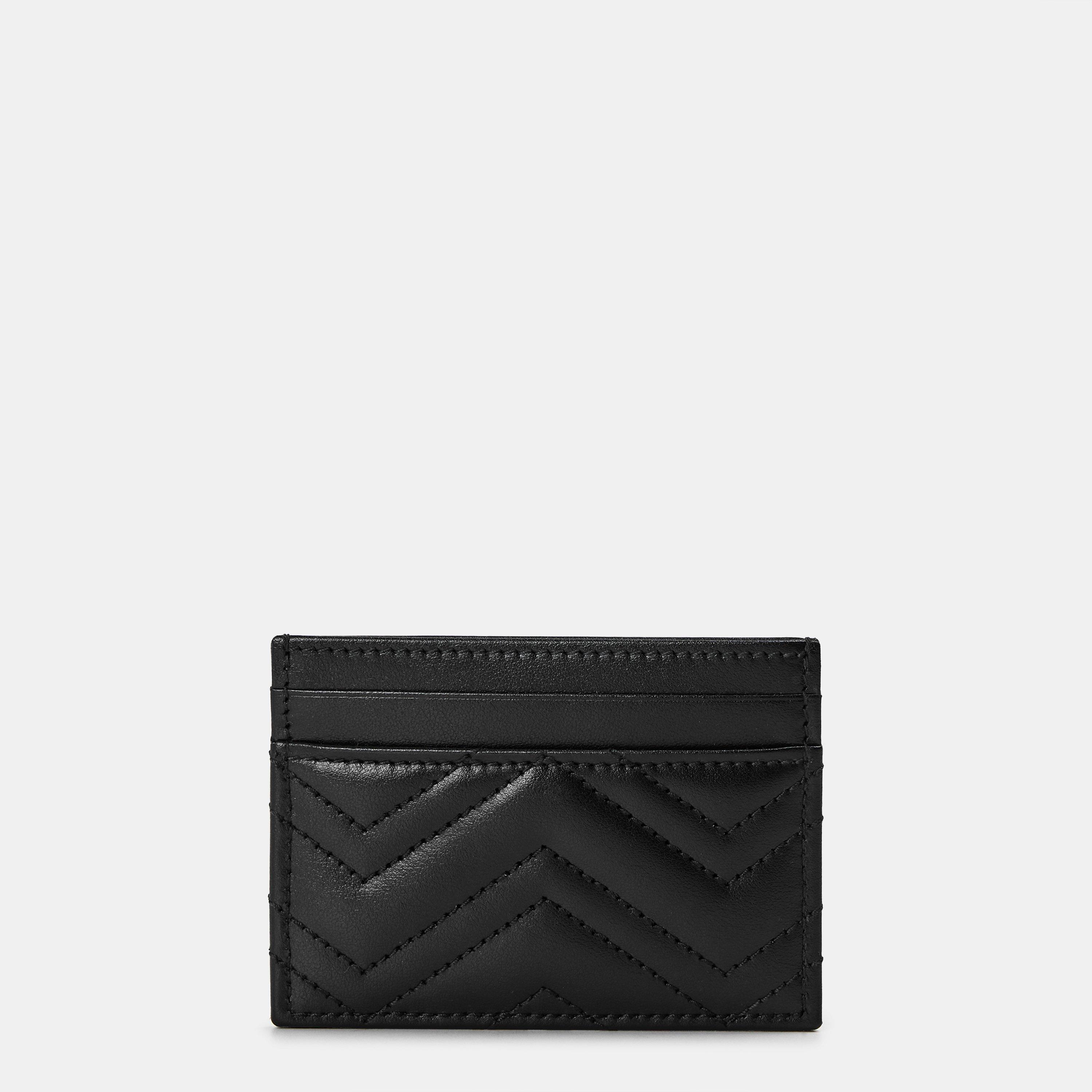 Black - Gucci - Women's GG Leather Marmont Card Case - 2