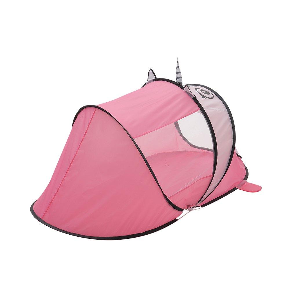 Pink - KIDKID - Cute Pink Unicorn Kids Play Tent - 5