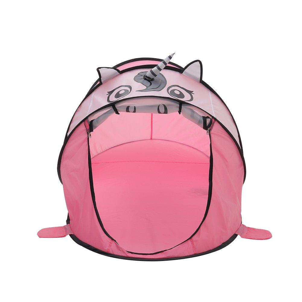 Pink - KIDKID - Cute Pink Unicorn Kids Play Tent - 6