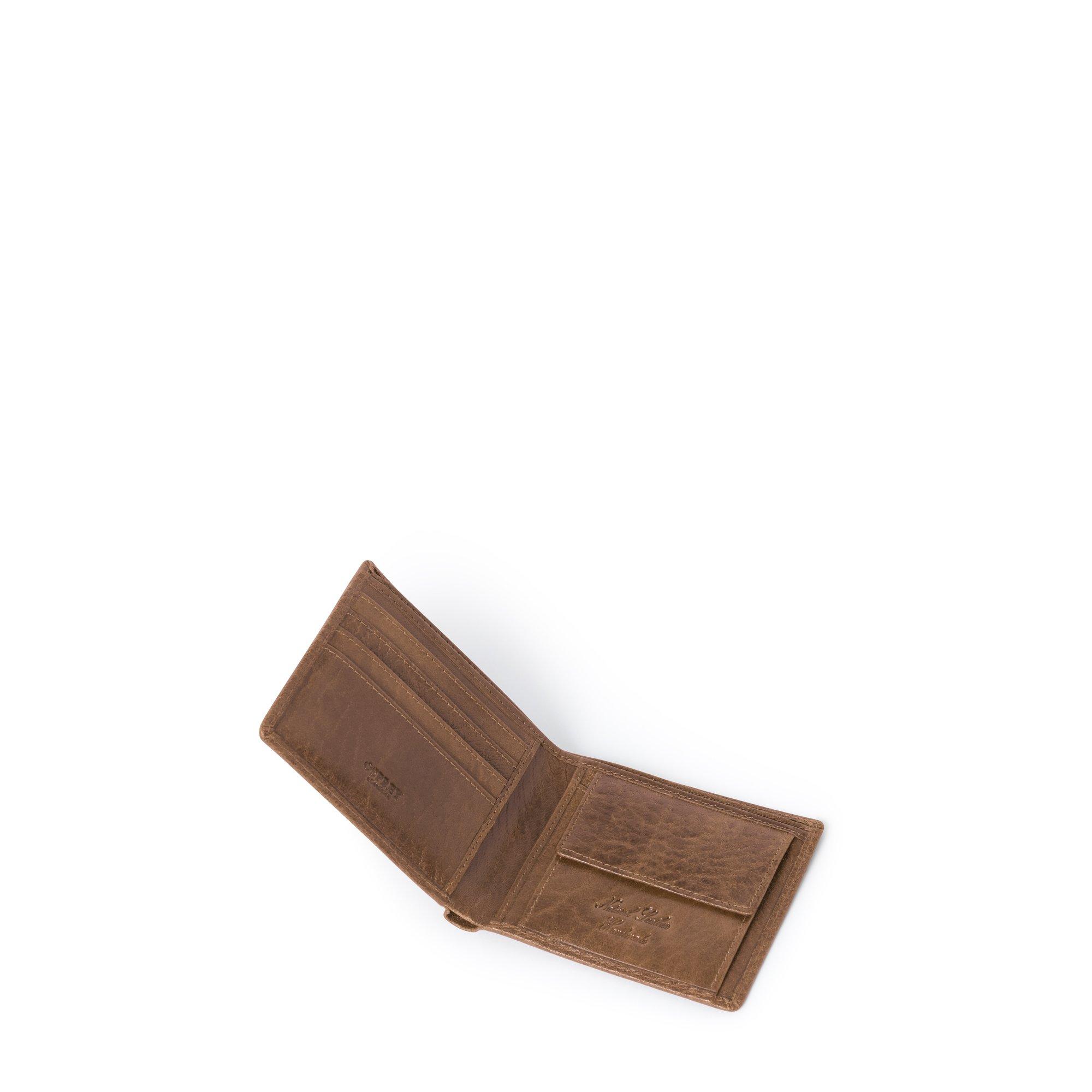 Cognac - Osprey London - Men's Highland Leather Billfold Wallet - 2