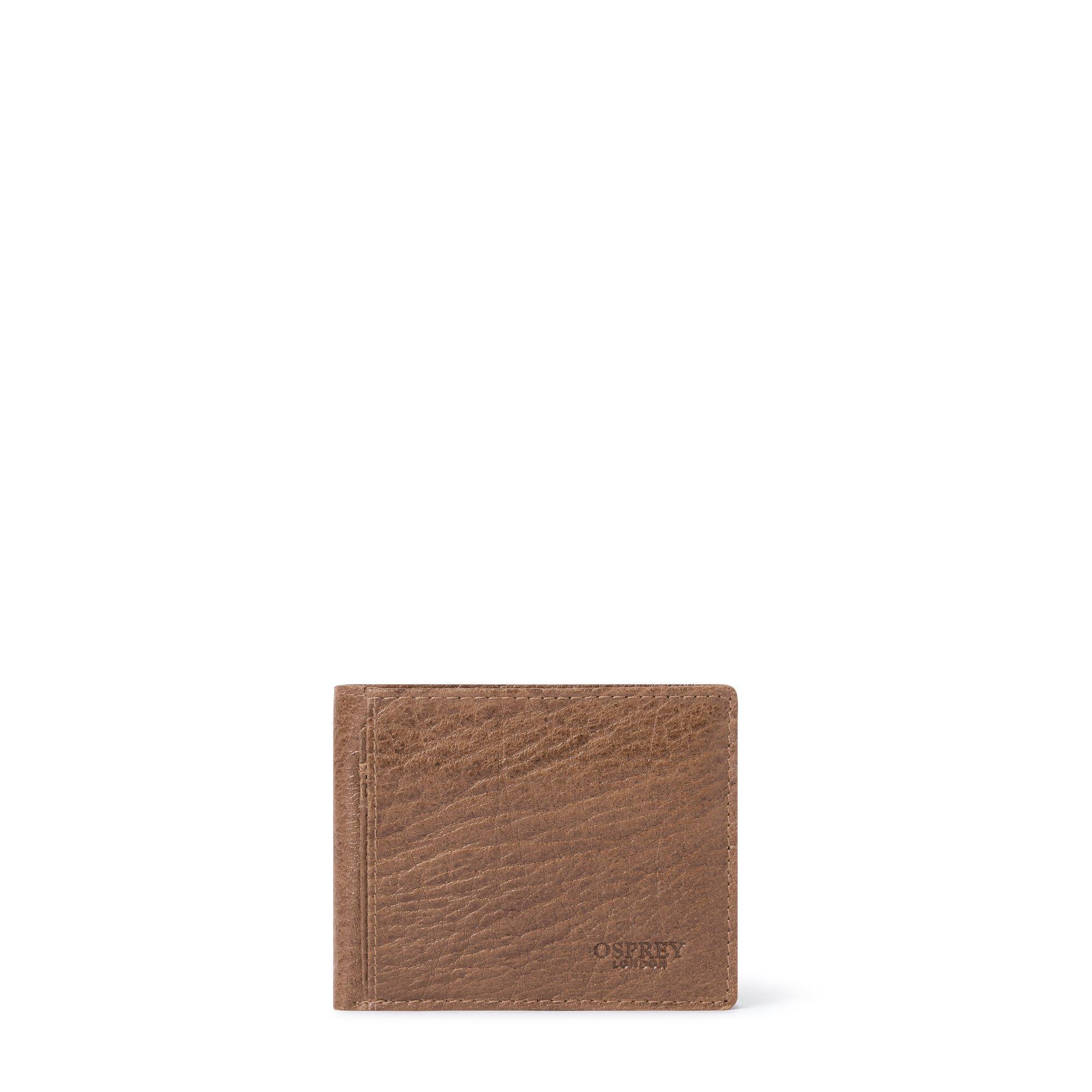 Cognac - Osprey London - Men's Highland Leather Billfold Wallet - 3