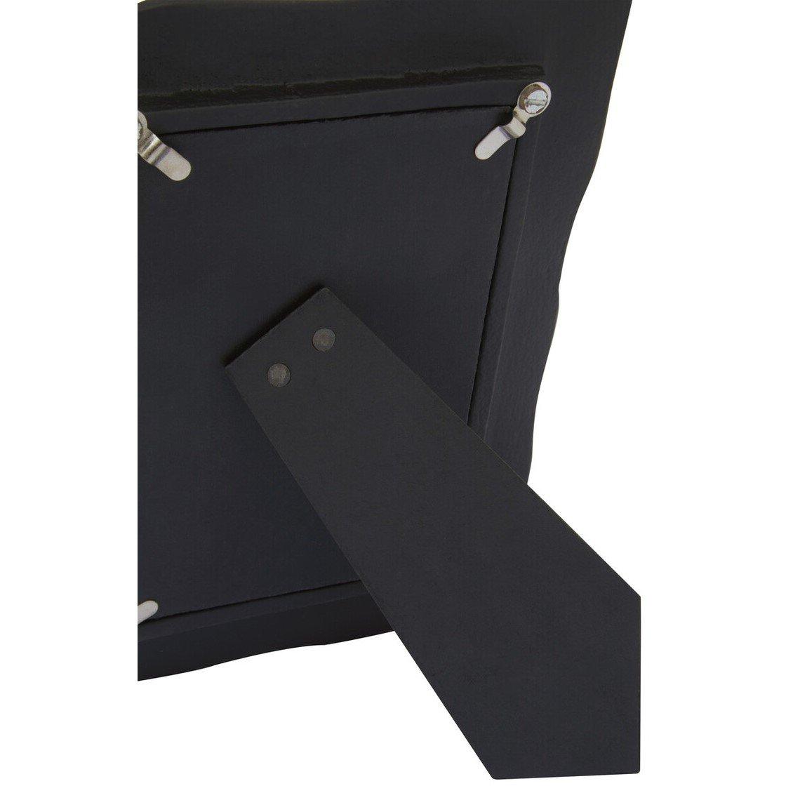 Black Clear - Interiors by Premier - Hiba 4 x 6 Black Finish Bamboo Effect Photo Frame - 4