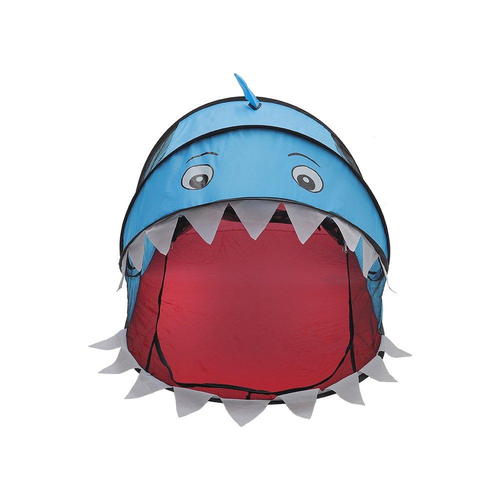 Blue - KIDKID - Cute Shark Kids Play Tent - 3
